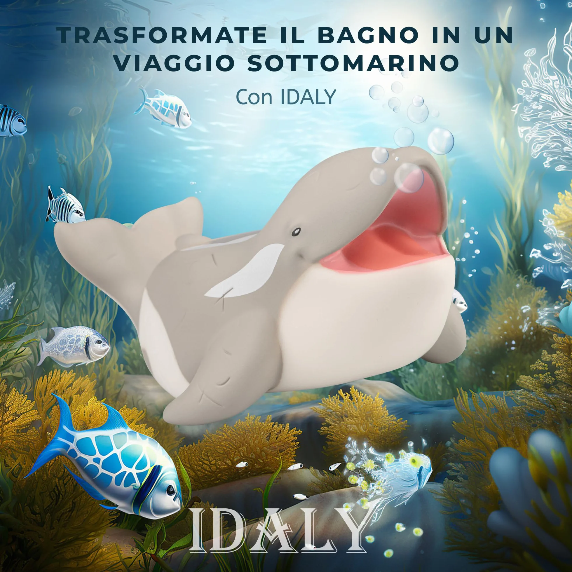 Termometro Bagnetto Neonati ℃/℉ Termometro Bagno Per Acqua Neonato, Galleggiante, Allarme LED, Display, LCD, Lettura Digitale Temperatura dell'Acqua & della Stanza, Regalo Bambini E Bambine (GRIGIO)