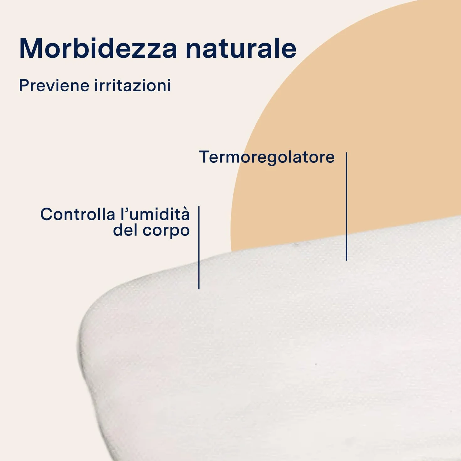 PEG Mattress Cover - Coprimaterasso Traspirante in TENCEL™ per Navicella - Compatibile con tutte le Culle Peg Perego