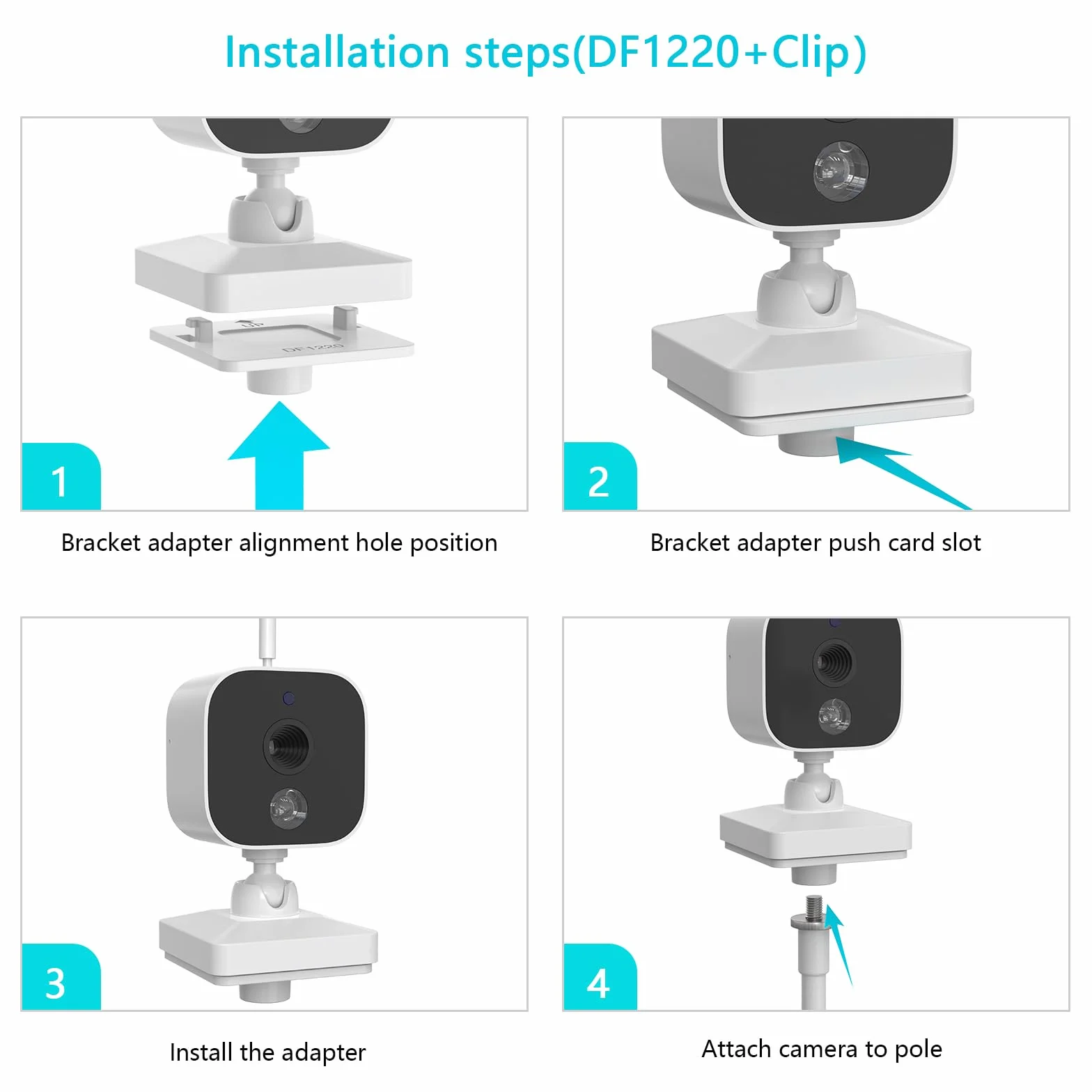 HOLACA Supporto a clip compatibile con GHB ABM700/SM50B, supporto baby monitor per 720P OBVHNUA 900ES1/900ES2