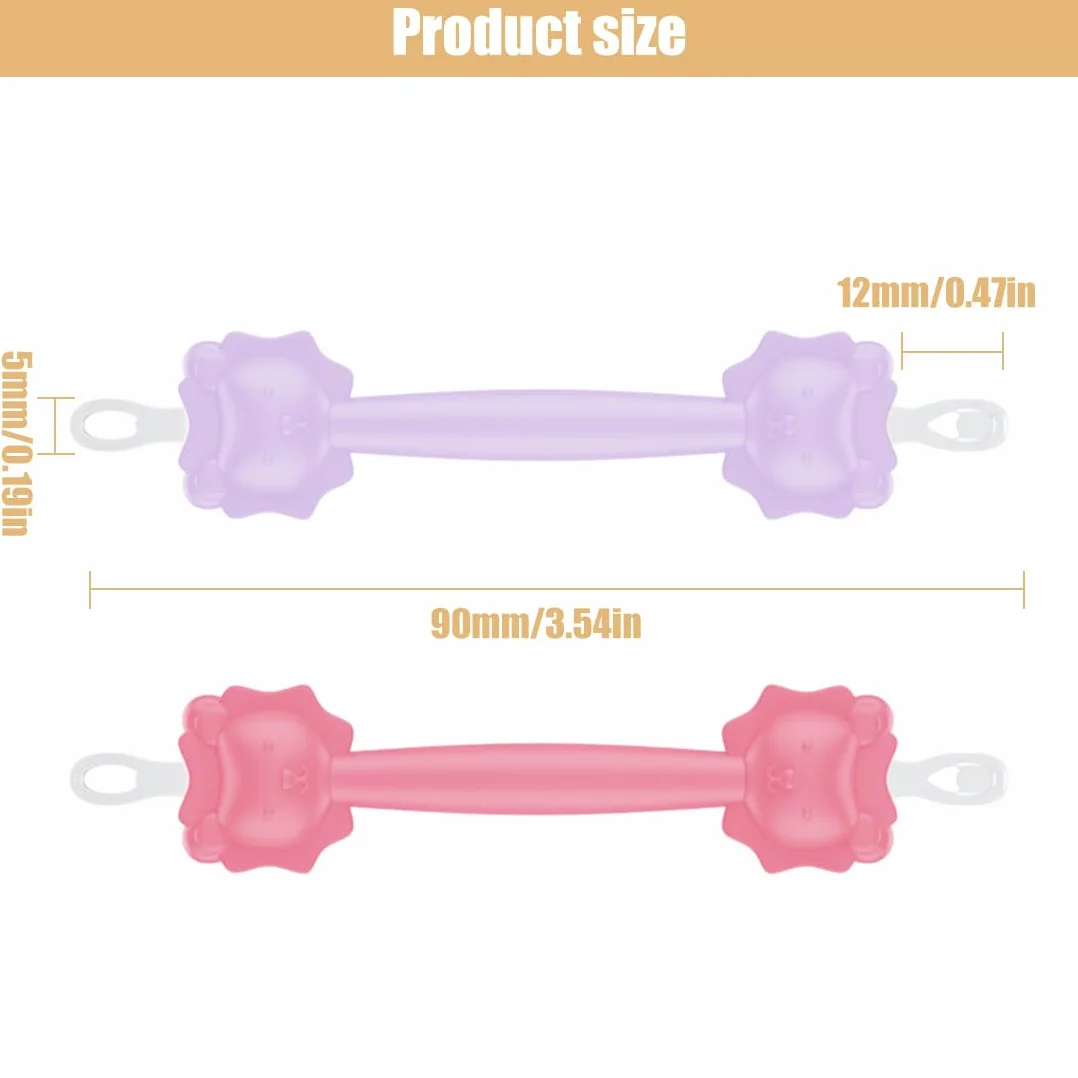 Baby Nose Ear Cleaner, 2 pezzi Nasenreiniger Baby, Pulizia orecchie, Igienico, Adatto per Casa e Viaggi, Uso Sicuro per la Cura del Neonato, del Neonato per Bambini Prodotti, rosa/viola
