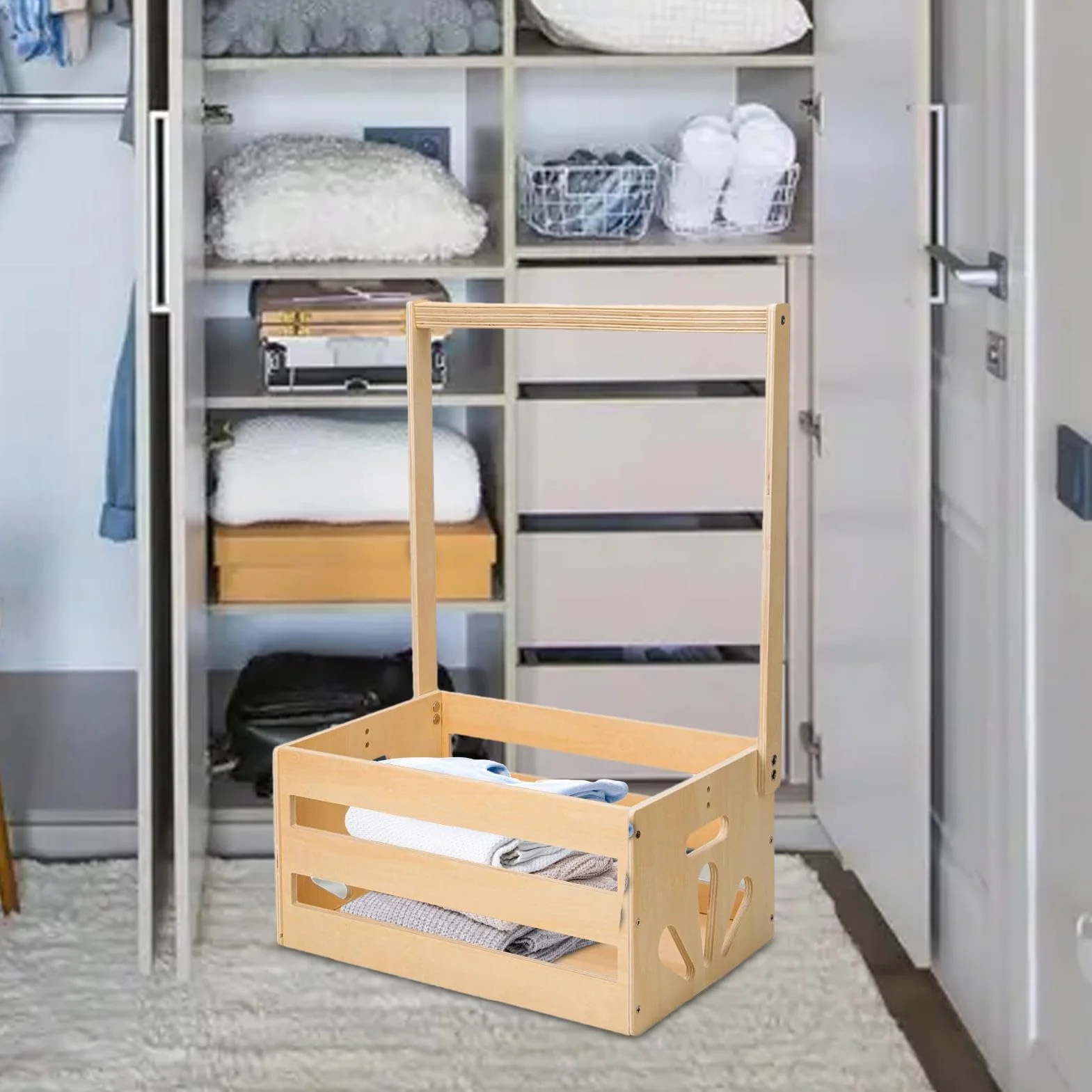 Armadio per baby shower per baby shower, cesto regalo per baby shower | Pratico cestino per la doccia per bambini. Armadio per casse per la doccia per bambini - Cassetta portaoggetti versatile