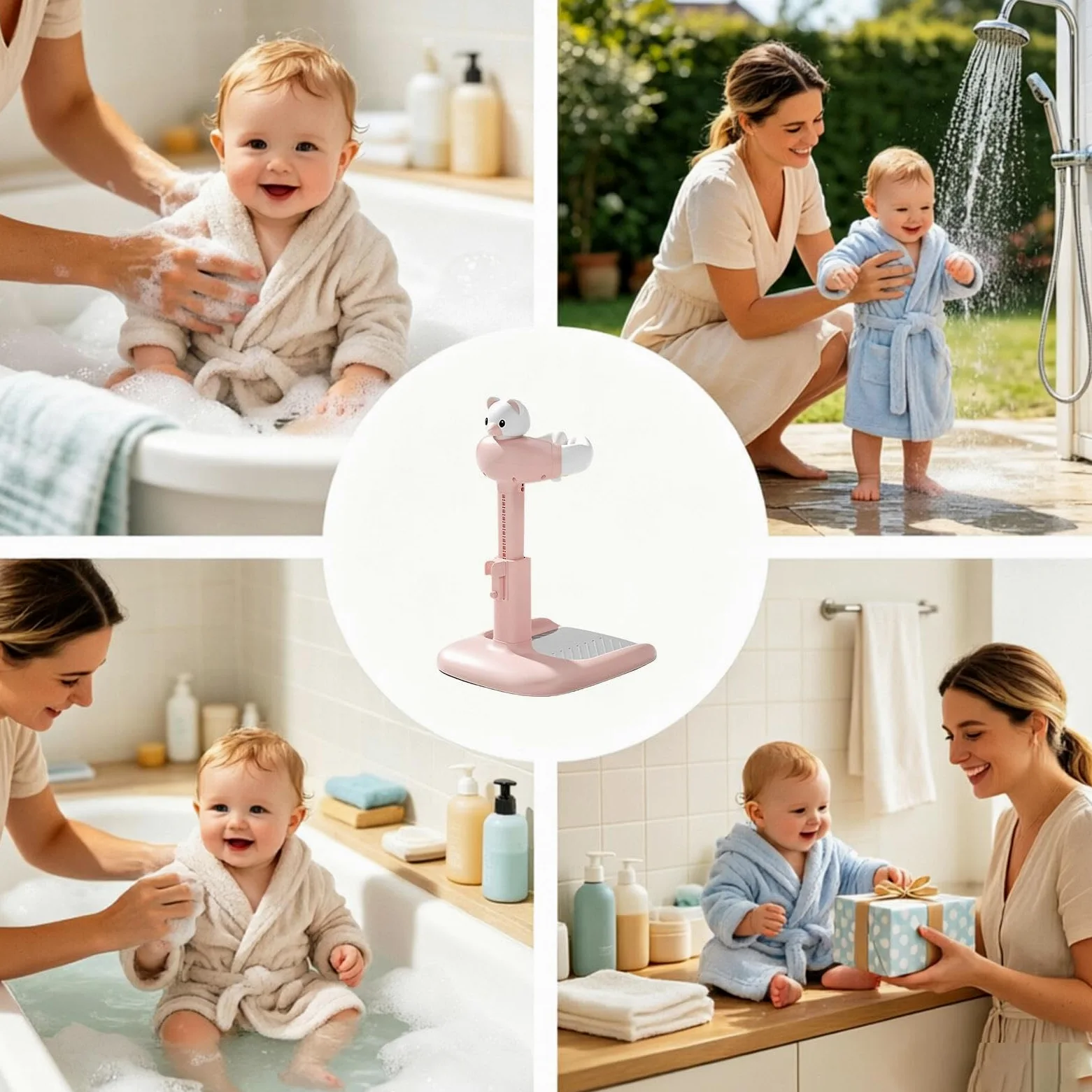 Supporto per vasca da bagno per bambini, , facile da lavare | Assistente in piedi per il bagno per ragazzi ragazze nuovi genitori nonni piccolo appartamento viaggio
