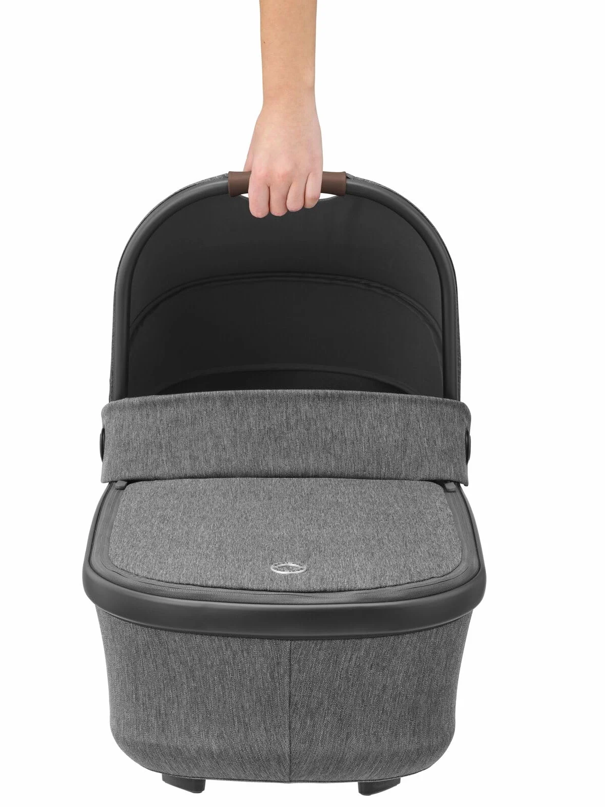 Maxi-Cosi Oria Culla Portatile Compatibile con Passeggini, Leggera e Facile da Sollevare, 0-12 Mesi, Pieghevole, Select Grey