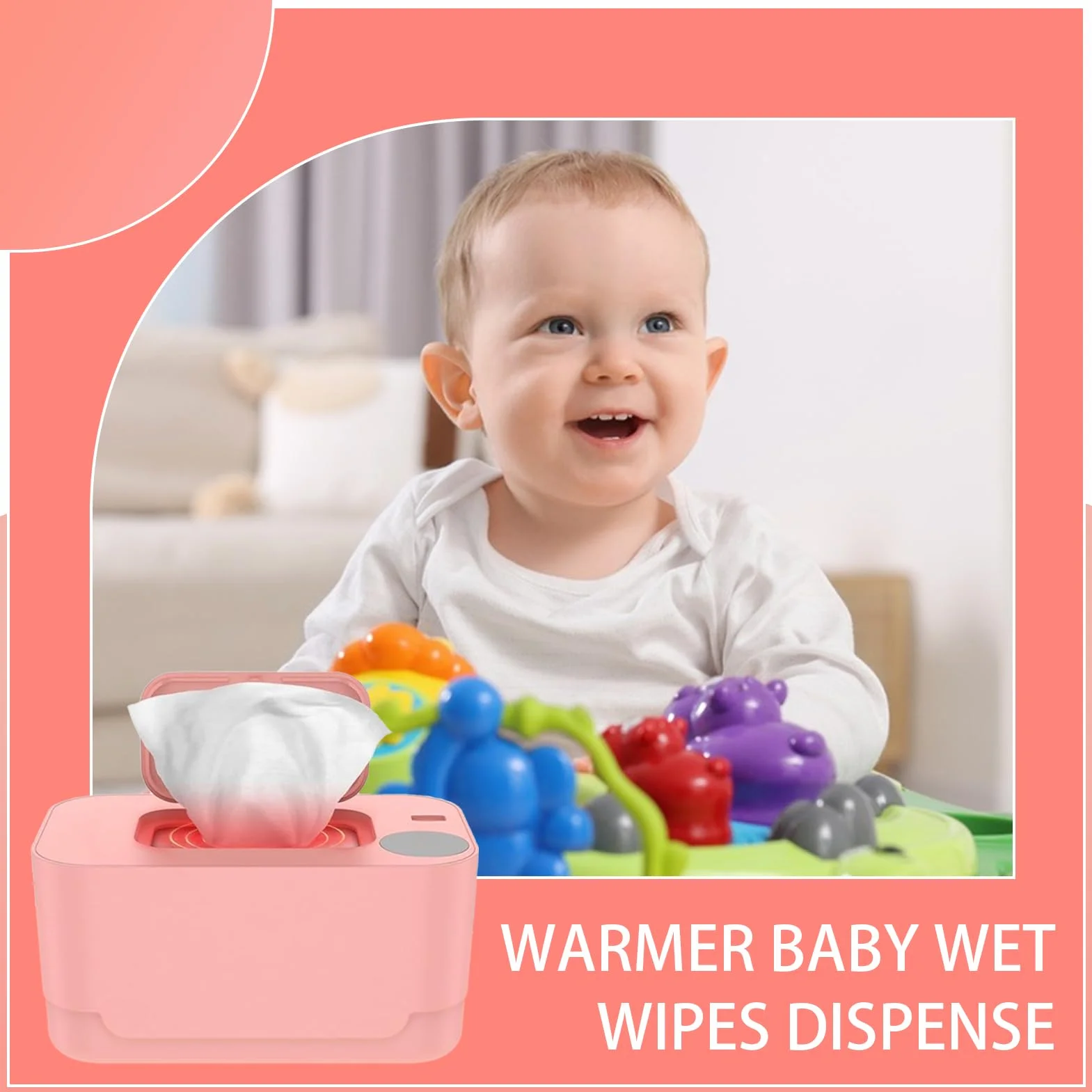 wischen wärmer - Dispenser per Wischen wärmerer, Wischtuchspender | Home verwenden nasse Wischtücher wärmerer Dispenser, Tragbarer platzoldder Windelheizheizhalter Fall für Wohnzimmer