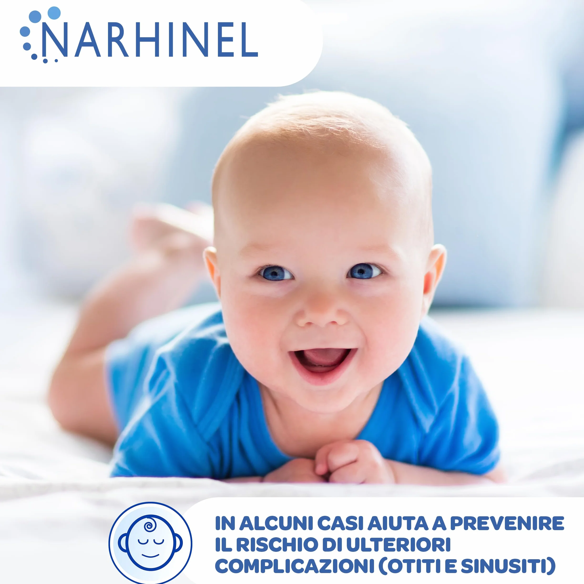 Narhinel Aspiratore Nasale per Neonato e Bambini con 2 Ricambi Soft, Aiuta a Liberare il Naso Chiuso, rimuovendo delicatamente le secrezioni nasali