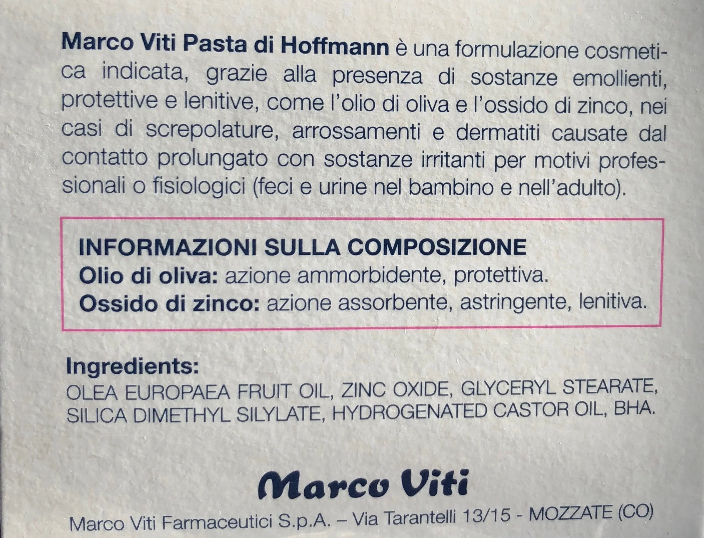 Marco Viti Pasta di Hoffmann 2x200ml Promo Box