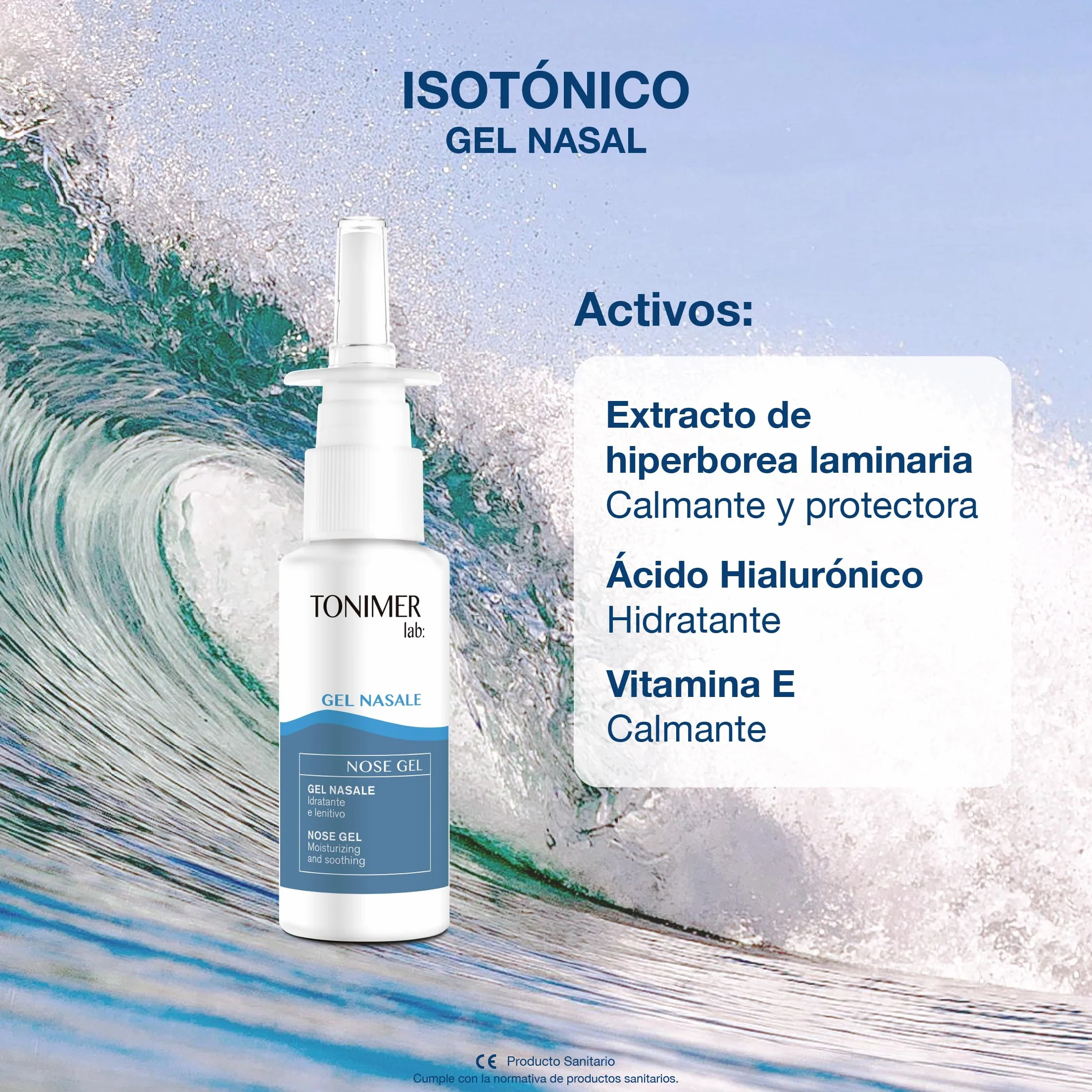 Tonimer Lab Gel Nasale 20 ml – Protettivo e Decongestionante – Indicato nei casi di Secchezza e Infiammazione – Mantiene il Microambiente Nasale