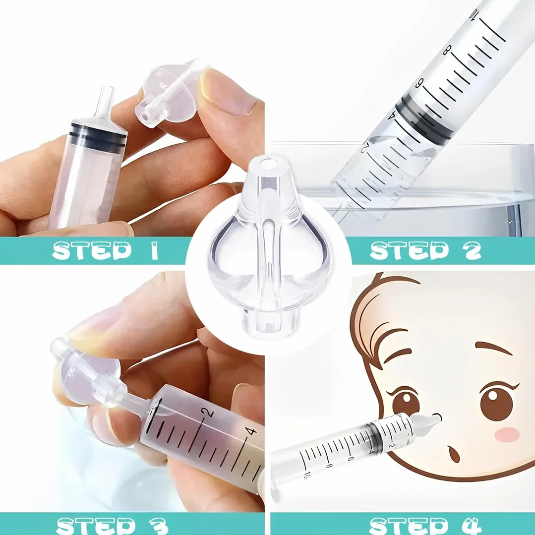 JEYORZY 9 pcs Beccuccio Morbido Lavaggio Nasale Bambini, Olive Nasali Per Lavaggi Neonato, Oliva Silicone Riutilizzabile, Nasali in Silicone per Lavaggi Neonato, Beccuccio Morbido Lavaggio Nasale