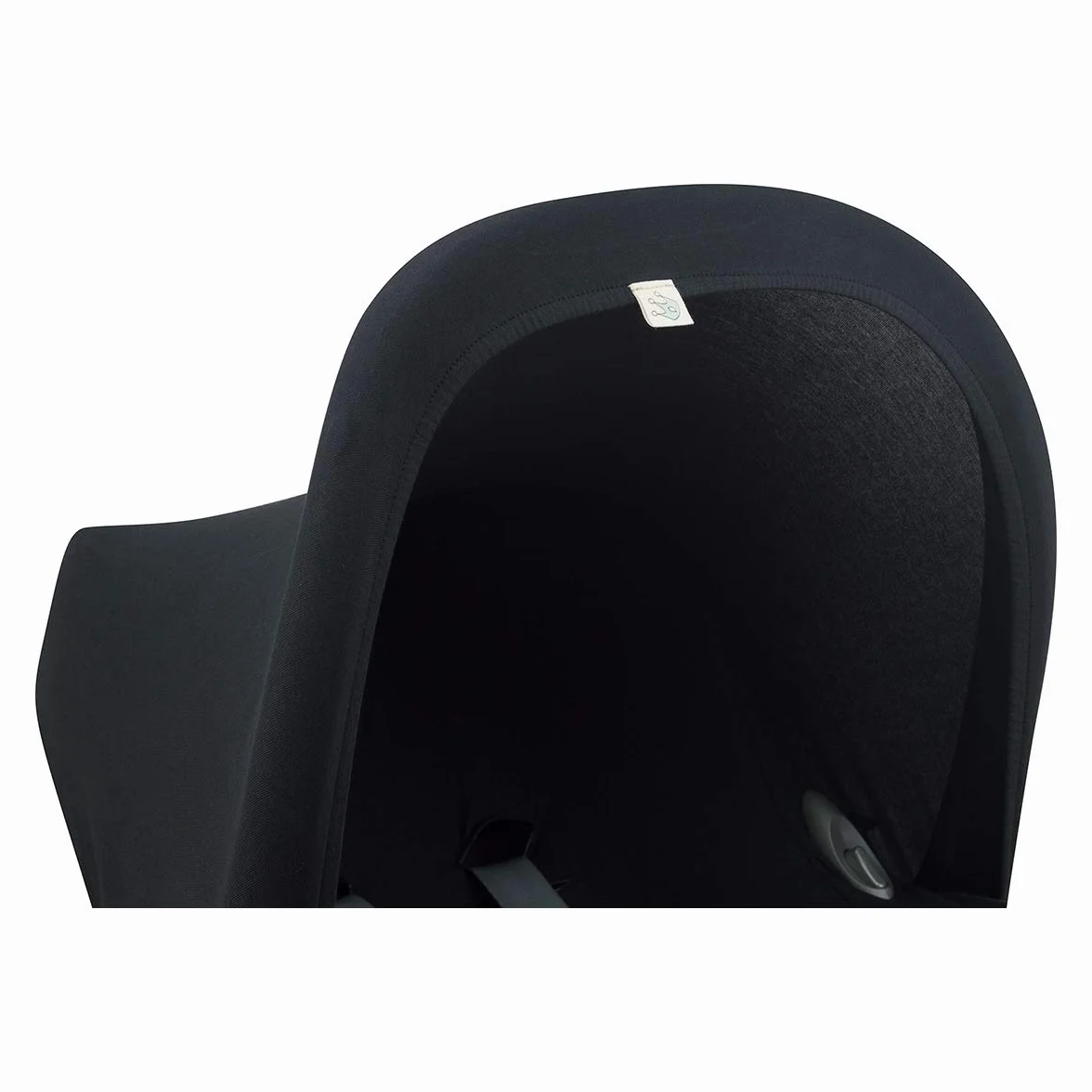 JYOKO Kids Capuccio Universale per Ovetto Compatibile con Maxi Cosi Gruppo 0, Capottina per Seggiolino Auto e Passeggino, Adatto per la maggior parte delle Marche (BLACK SERIES)