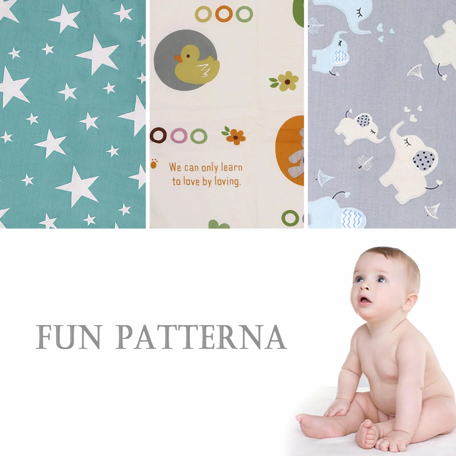 Telo Cambio Pannolino Impermeabile,3Pcs Bambino telo Cambio Pannolino lavabile 50 * 70cm Fasciatoio Portatile Impermeabile e lavabile Baby Changing Pad for Baby