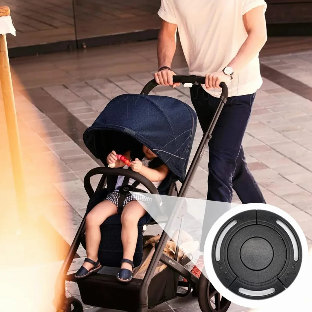 JEYORZY 1 Pcs Cinghia di Sicurezza in Plastica con Fibbie per Passeggino,Imbracatura di Sicurezza a 5 punti,Clip da 27 mm Cinture Passeggino Universali,Seggiolone Cintura Imbracatura,(Nessuna Cinghia)
