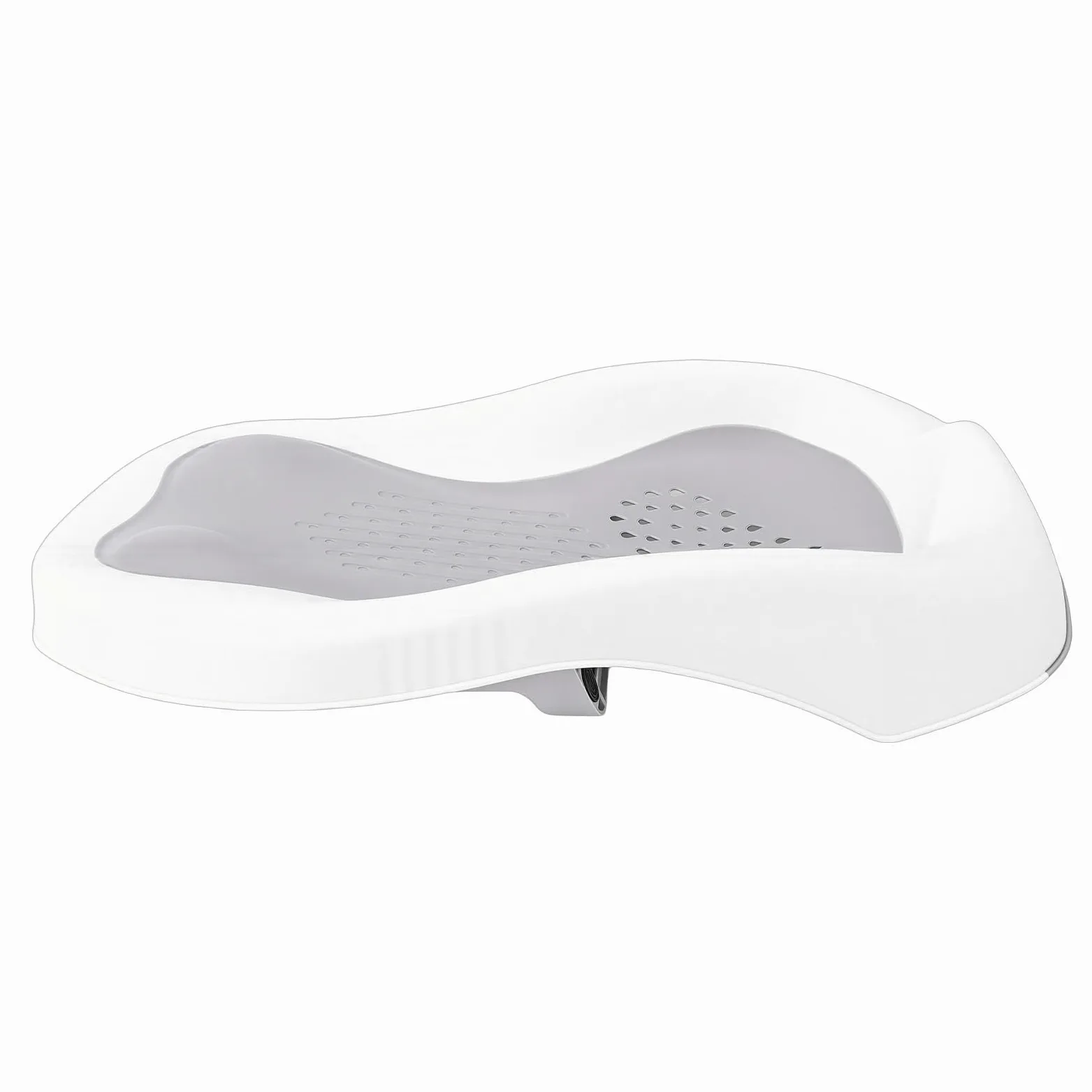 FTVOGUE Supporto per Bagnetto, Materiale Ergonomico TPE PP, Supporto Portatile per Neonati per Neonati 6 Mesi, Ideale per la Sicurezza e il Comfort del Bagnetto (GRAY)
