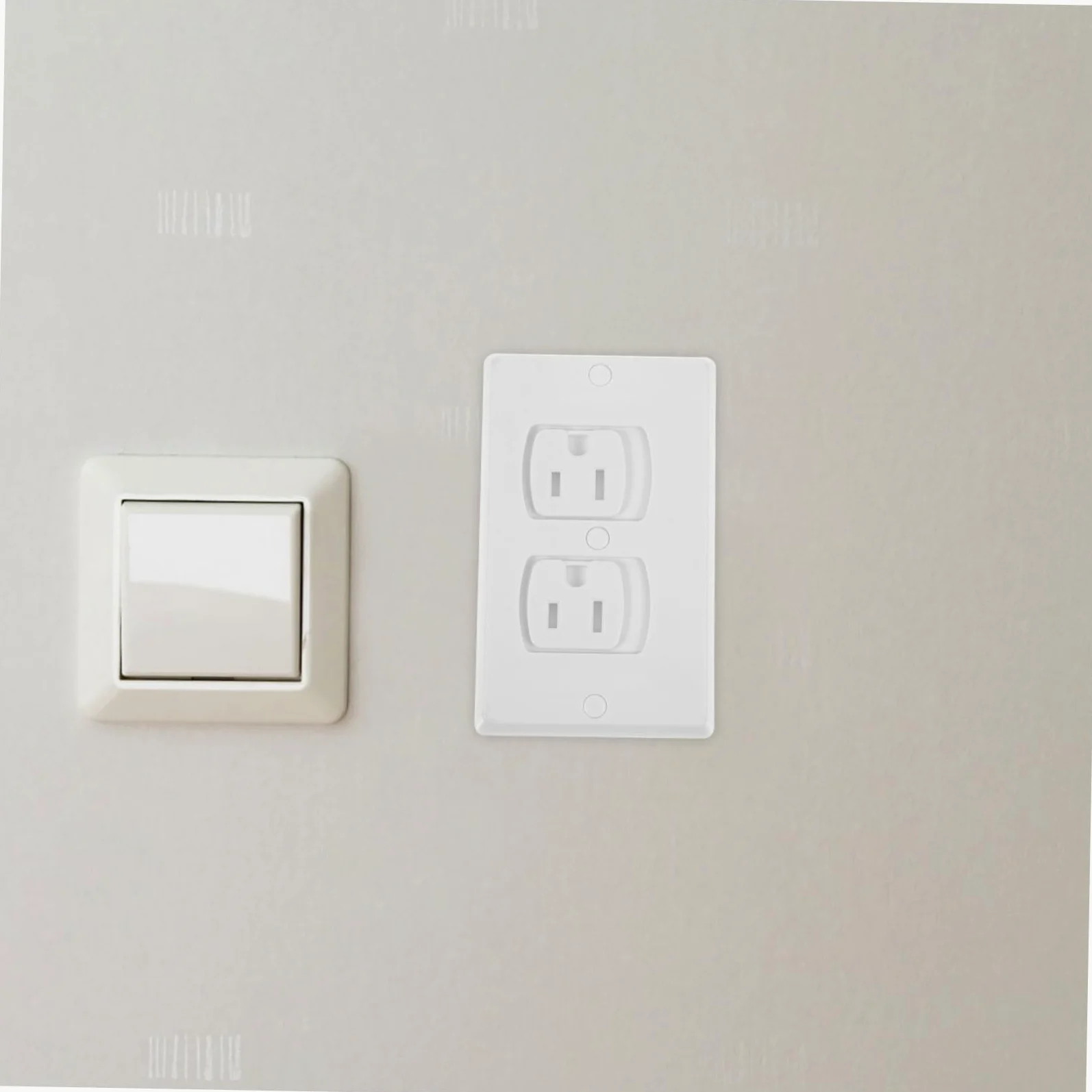 TOYANDONA 10pezzi Copriprese Elettriche in Abs Coprispine Di Sicurezza Per Ragazzo Ragazza Ragazza Tappi Per Prese Muro Con Viti Isolati e Resistenti Per Proteggere Le Prese Domestiche