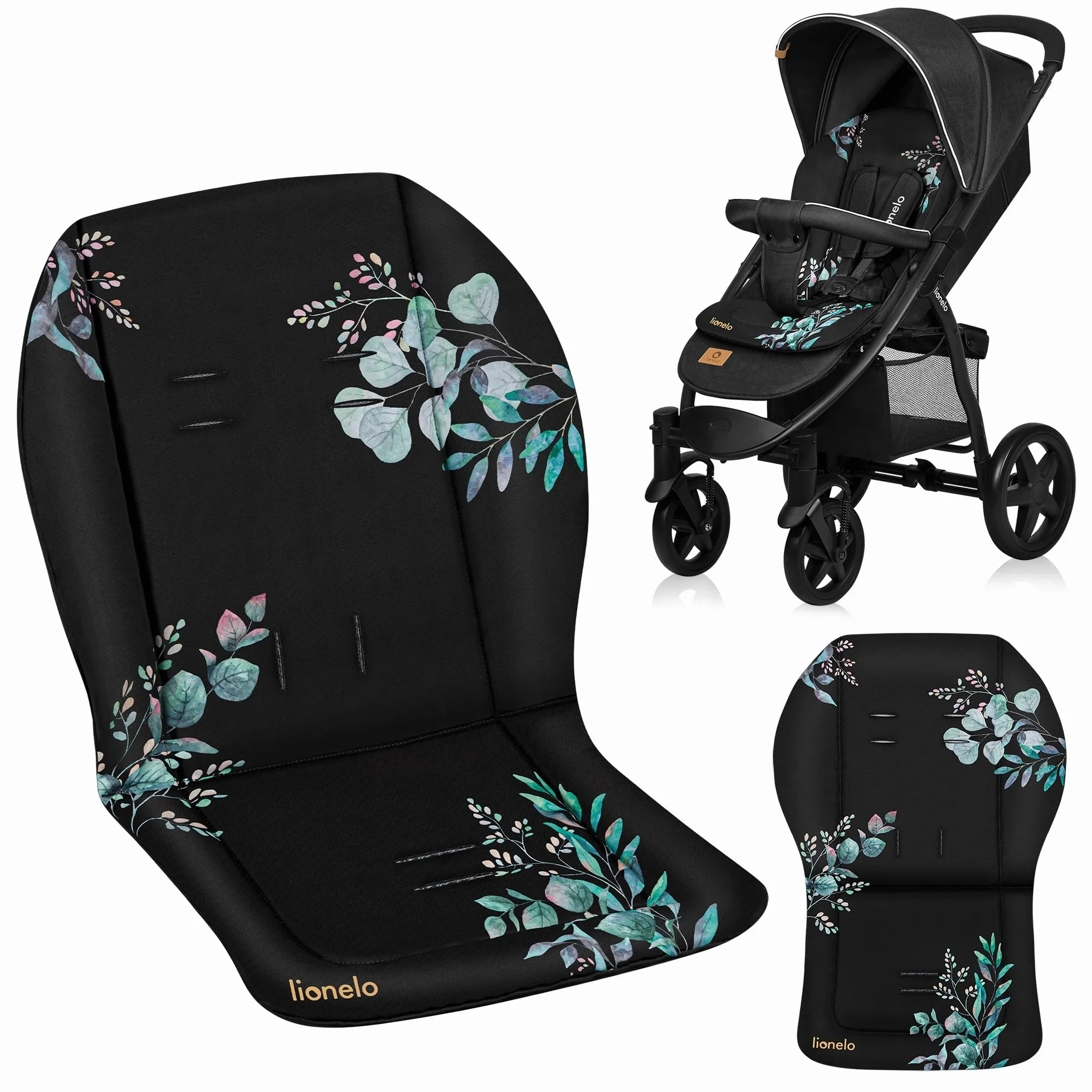 lionelo SEATLINER Materassino universale copriseduta per passeggino, materiale impermeabile double-face, compatibile con la maggior parte dei passeggini, copriseduta morbido per passeggino