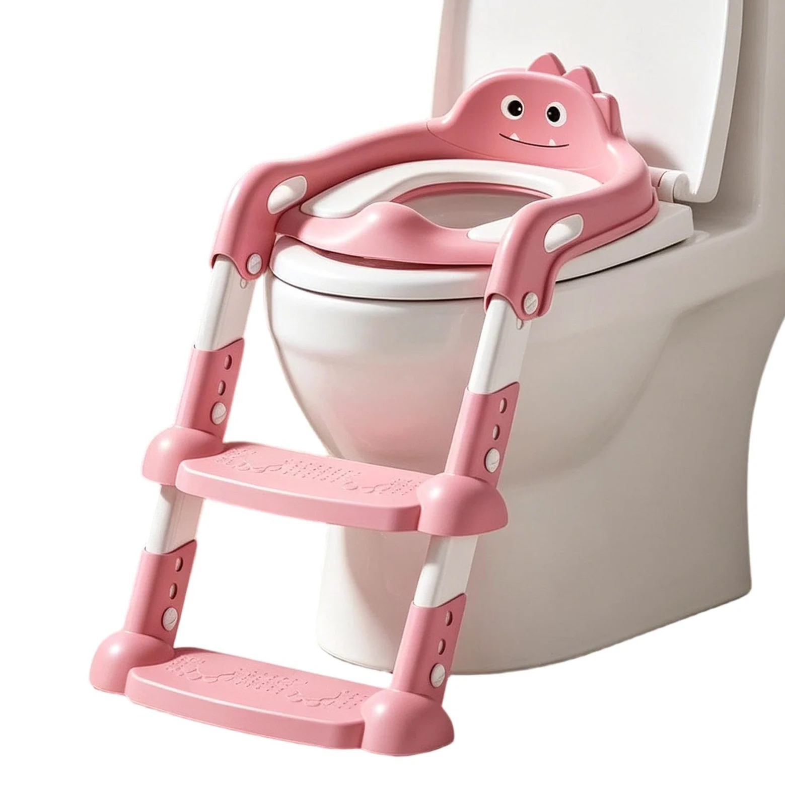 Seggiolino Per Addestramento Al Vasino Sedia pieghevole con gradino | Scaletta WC Con Sedile Vasino Per Ambiente Domestico Bagno Bagni Pubblici Scuola Materna