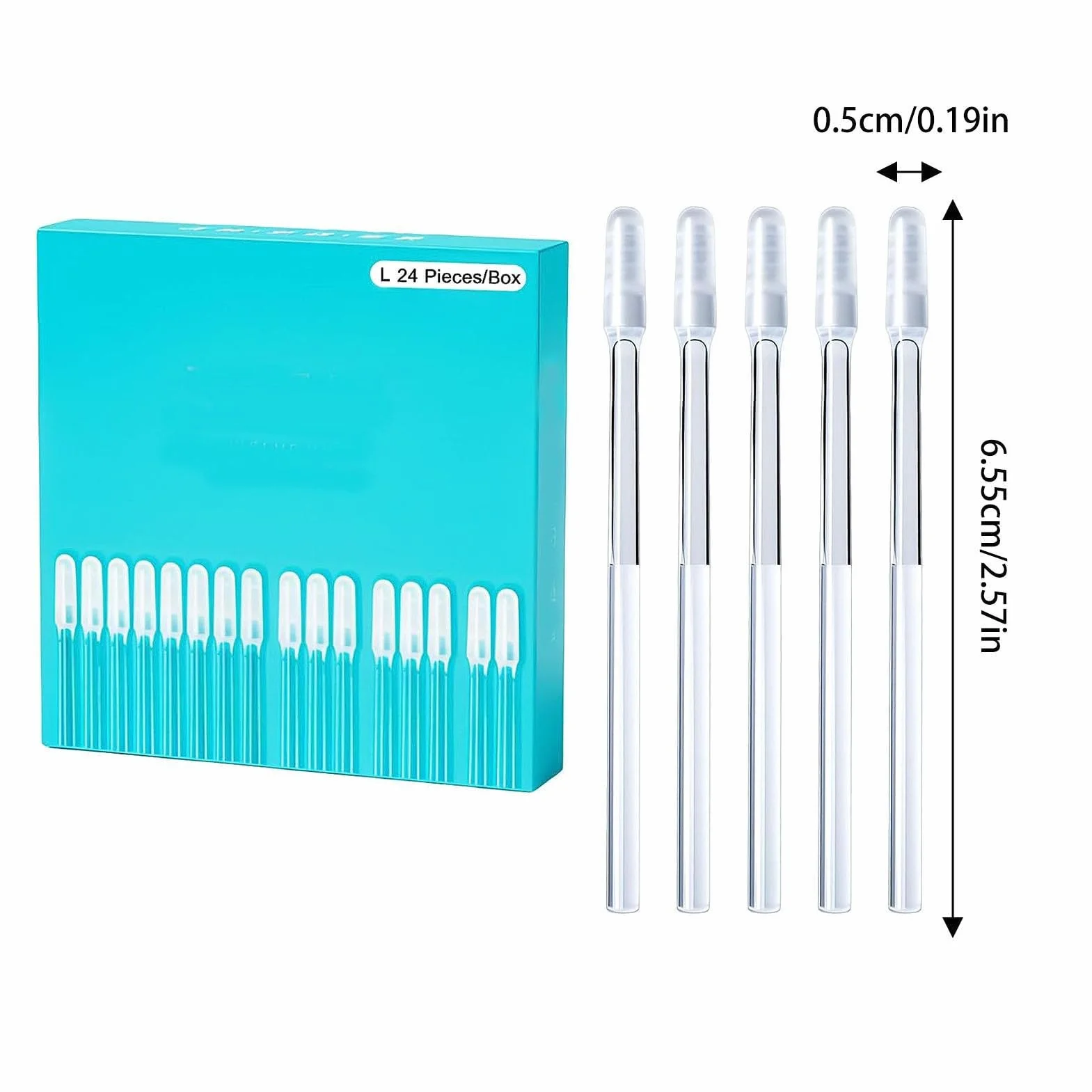 48 Bastoncine Appiccicoso Pulizia Orecchie, Bastoncini In Silicone, Morbido E Riutilizzabili, Strumenti Rimozione Cerume, Pulitore Prelievo Orecchi Appiccicose Sicurezza, Adesivi Scavare Orecchi Stick