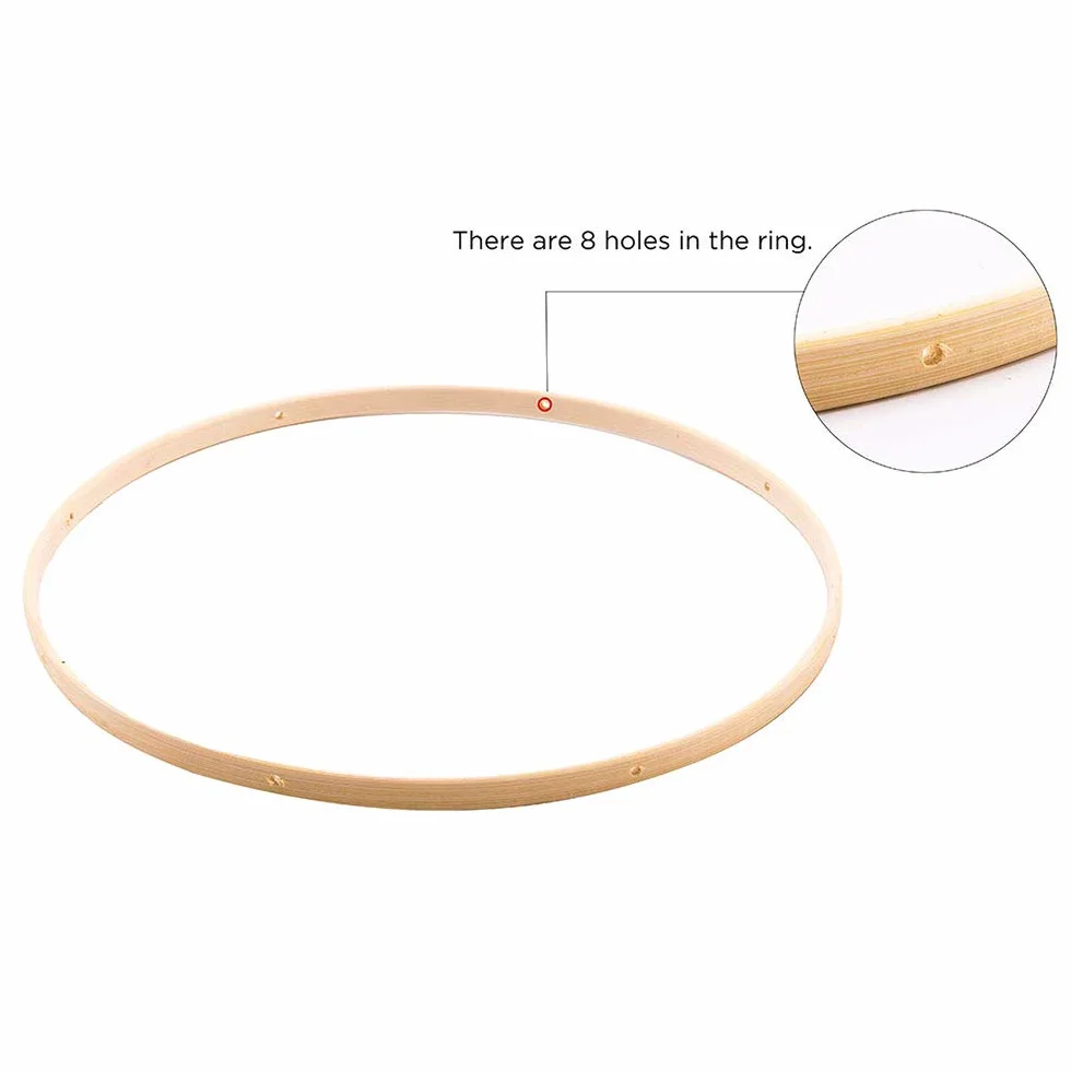 Kit telaio mobile in legno fai-da-te, campana a vento per culla, stella di perline in legno naturale artigianale, appendiabiti campana da letto, decorazioni per la casa cameretta regalo per bambini