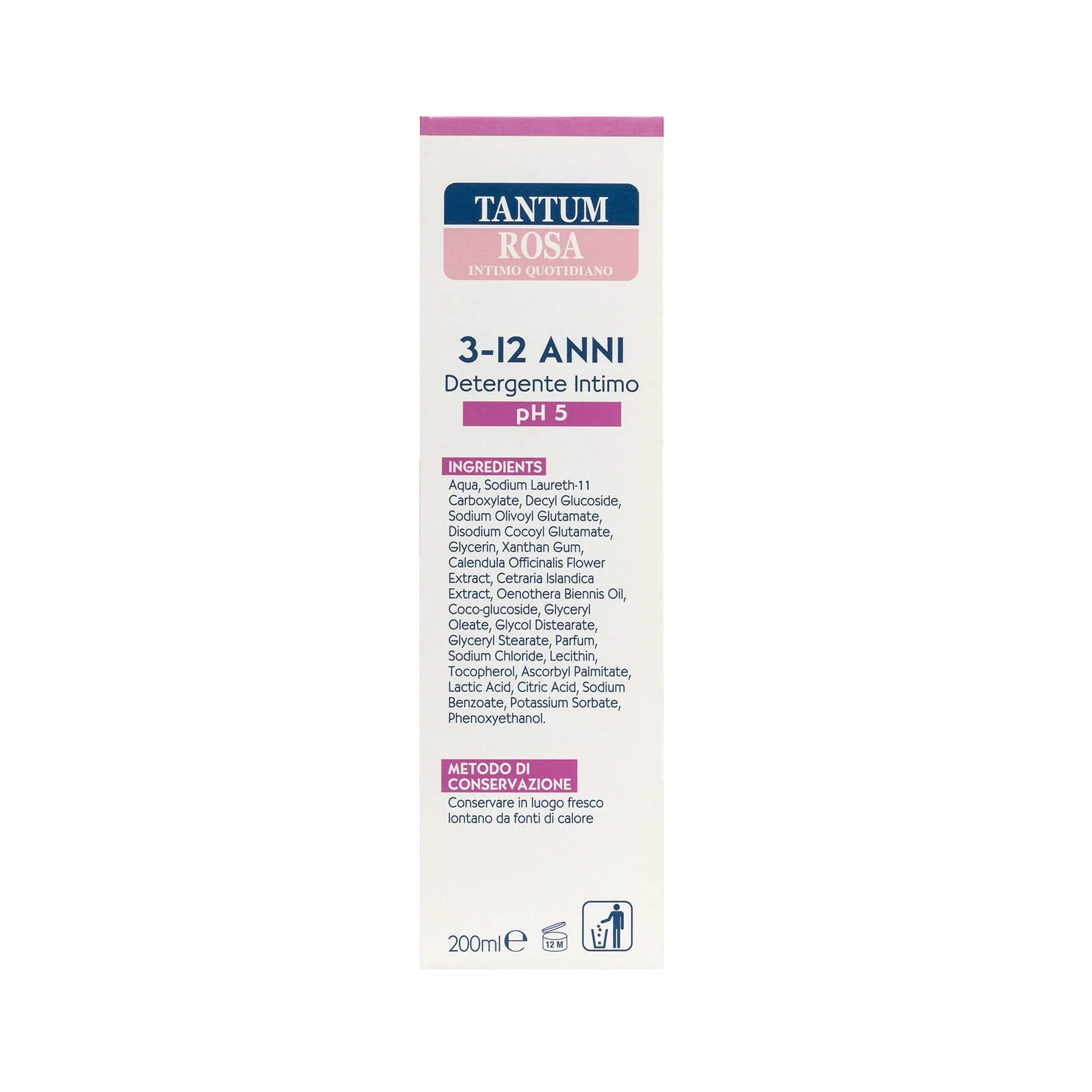 Tantum Rosa Detergente Intimo 3-12 Anni - 200 ml