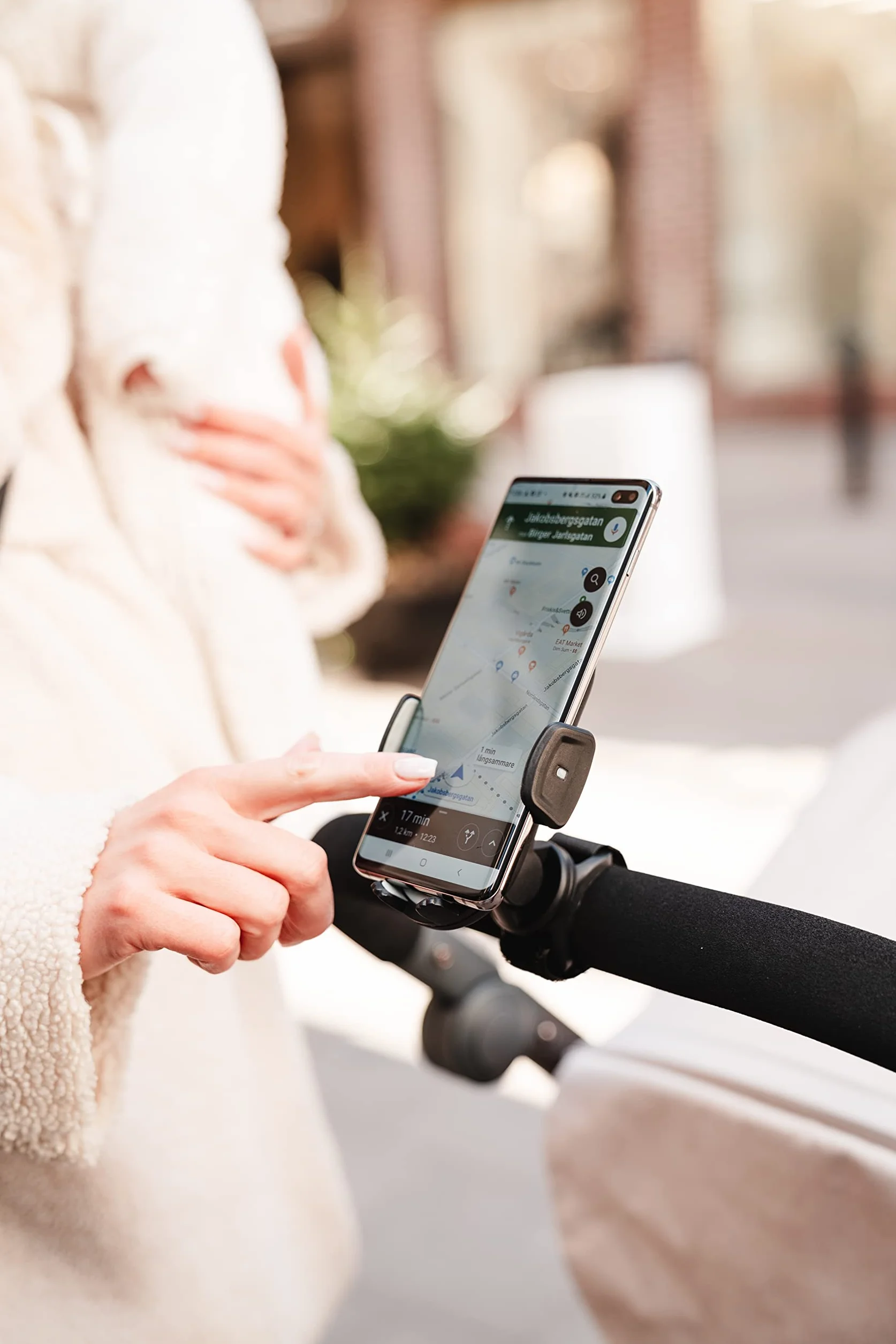 TWISTSHAKE Supporto per passeggino da touring, colore: nero