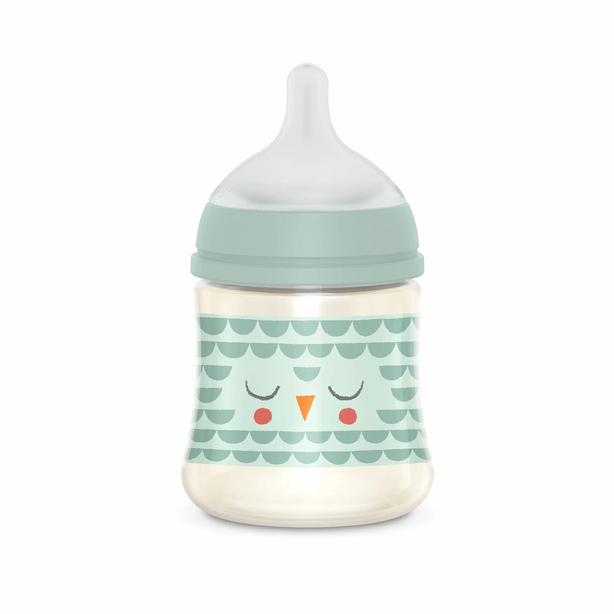 Suavinex, Biberon da 150 ml, Premium con Tettarella Simmetrica SX Pro in Silicone, con valvola anticolica, Flusso Lento, ottime dalla nascita 0+ Bonhomia, Verde
