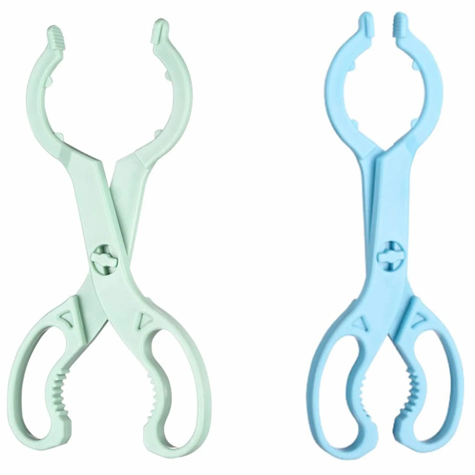 2 pz antiscivolo allattamento bottiglia calda capezzolo ciuccio Tong Silicone Baby Safety Bottle Holder Skidproof Infant Bottle Clip per Anti scottatura