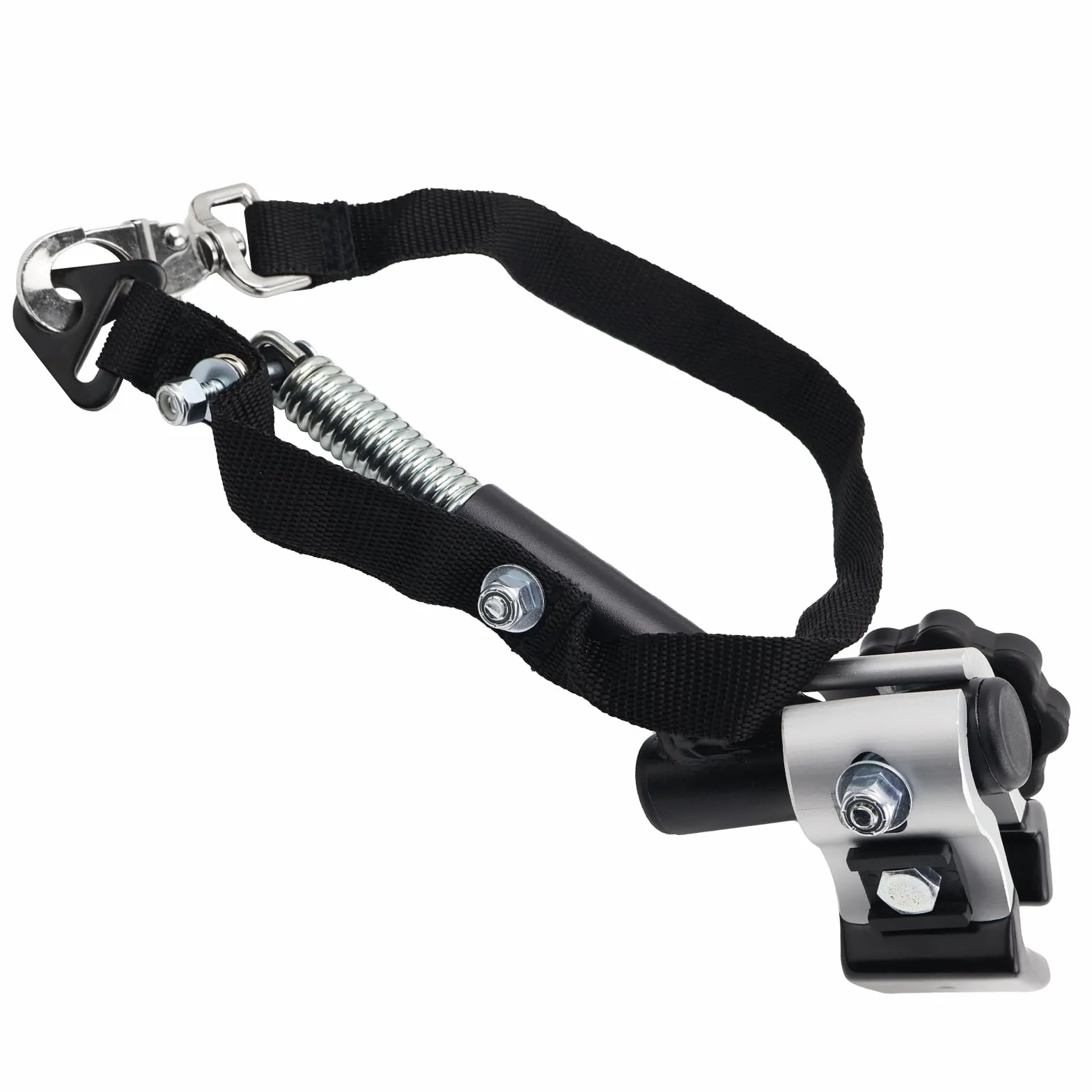 Frizione universale per rimorchio per bicicletta, in lega di alluminio, per tubi rotondi e ovali, connettore sinistro, per bambini, animali domestici e rimorchi