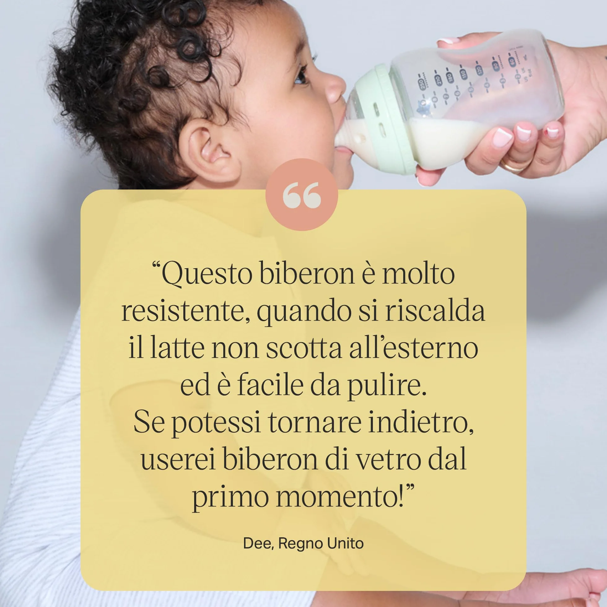 Tommee Tippee Biberon in vetro, set starter Natural Start, anti-coliche 150/250 ml, tettarelle a flusso medio per attaccamento naturale, autosterilizzante