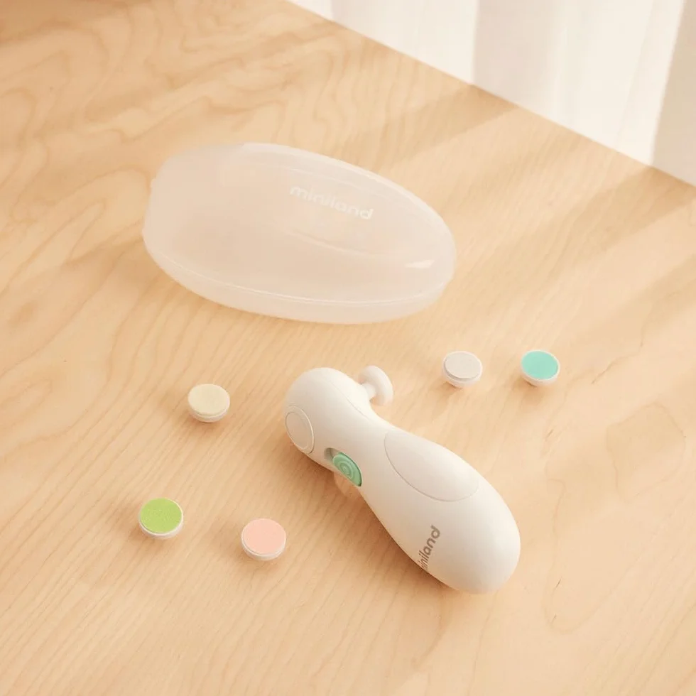 Miniland Baby Nail Trimmer. Lima elettrica per unghie per bambini.