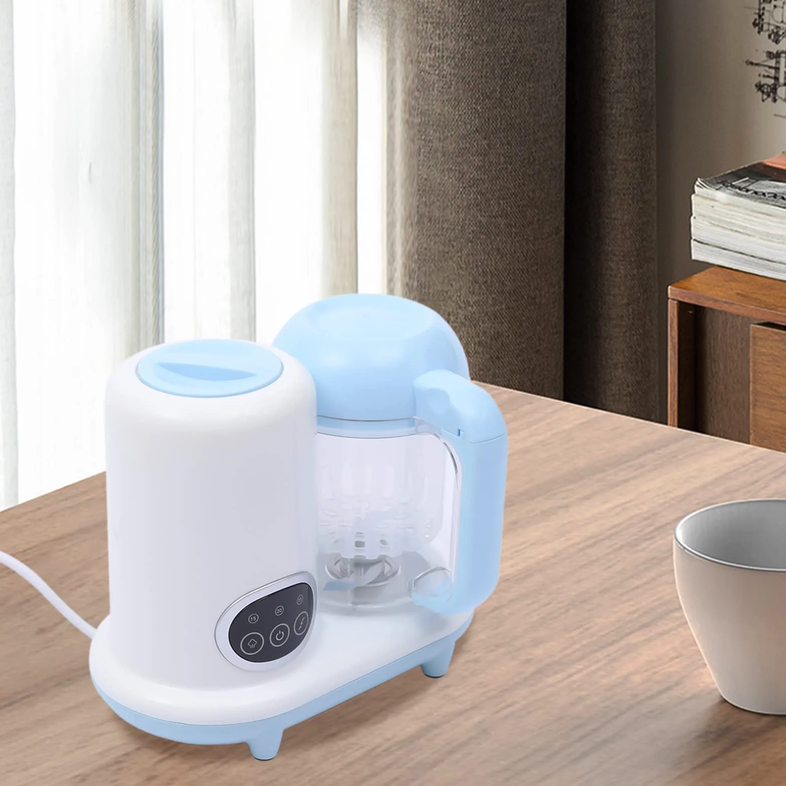Preparatore per alimenti per bambini, 237 x 171 x 204 mm, frullatore 1050 ml, serbatoio acqua 180 ml, 50 Hz, 300 W