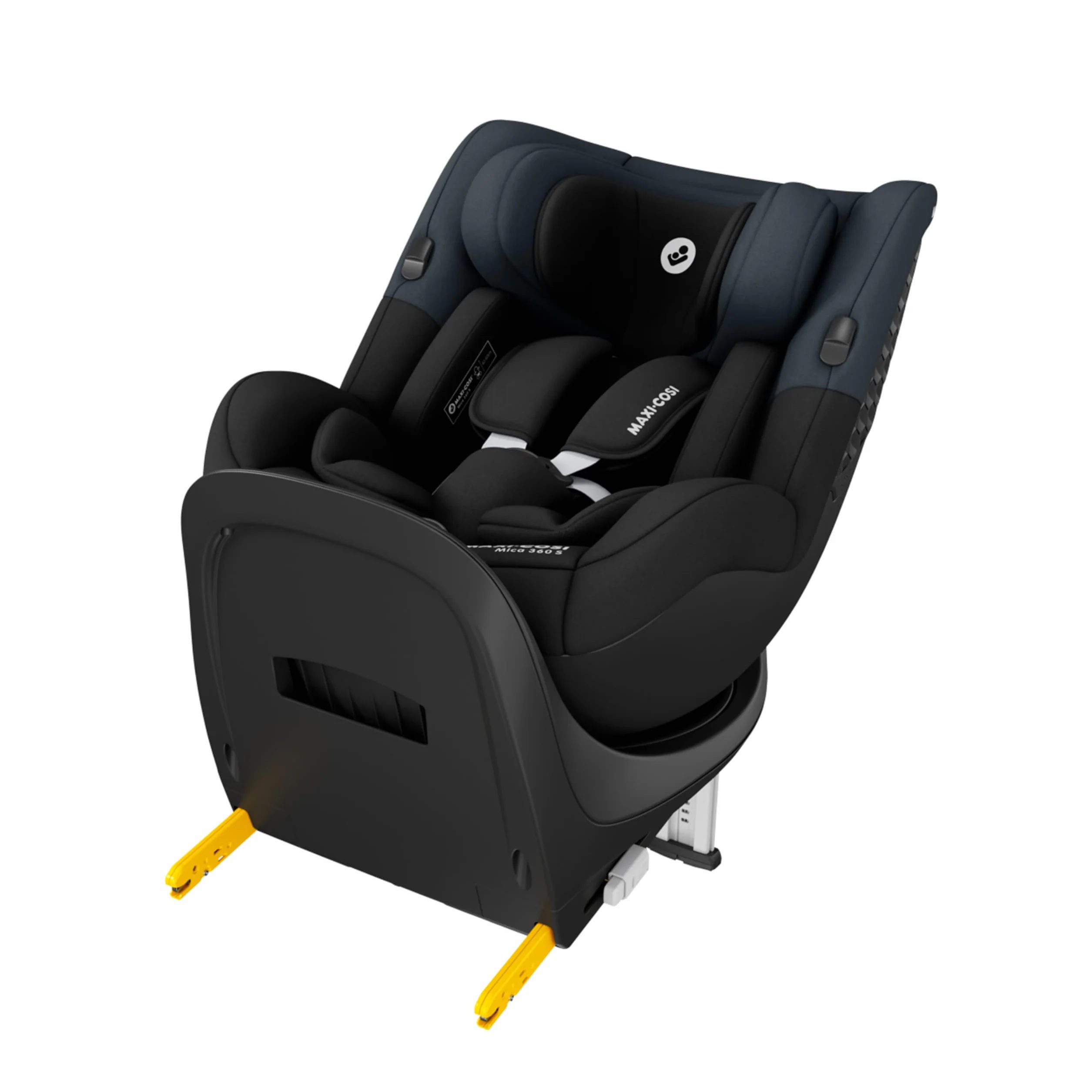 Maxi-Cosi Mica 360 S Riduttore Neonato, 0-3 mesi, 40-60 cm, Cuscino Riduttore per Neonato per Seggiolino Auto Maxi-Cosi Mica 360 S, Comoda imbottitura, Lavabile in lavatrice, Tessuti Eco Care, Black