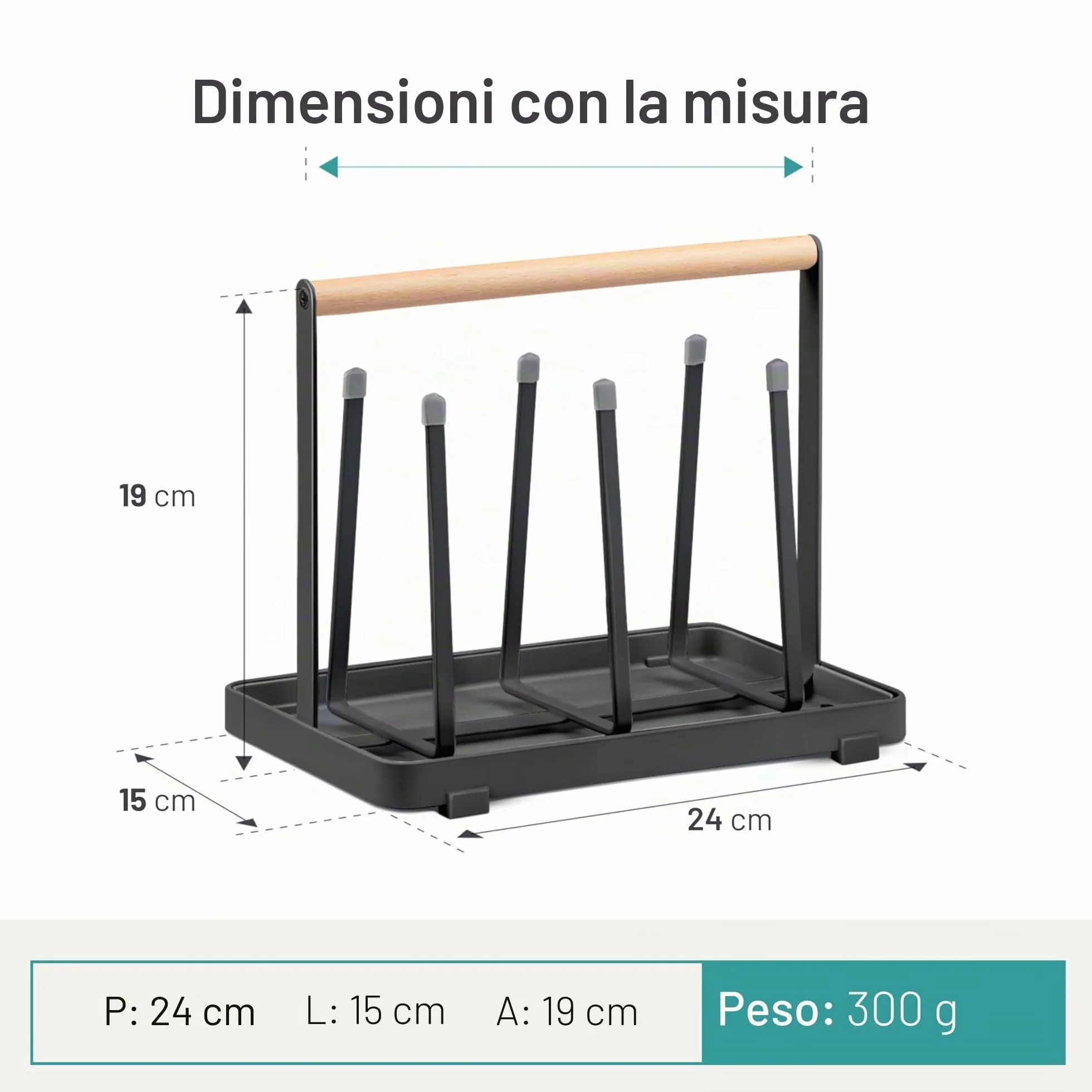 D&D Living Portabottiglie All-in-One per SodaStream - Scivolo di Asciugatura per Bottiglie di Tutti i Tipi: Duo, Crystal, Easy, Bottiglie per Bevande e Biberon - Stendino Universale (Metallo, Nero)