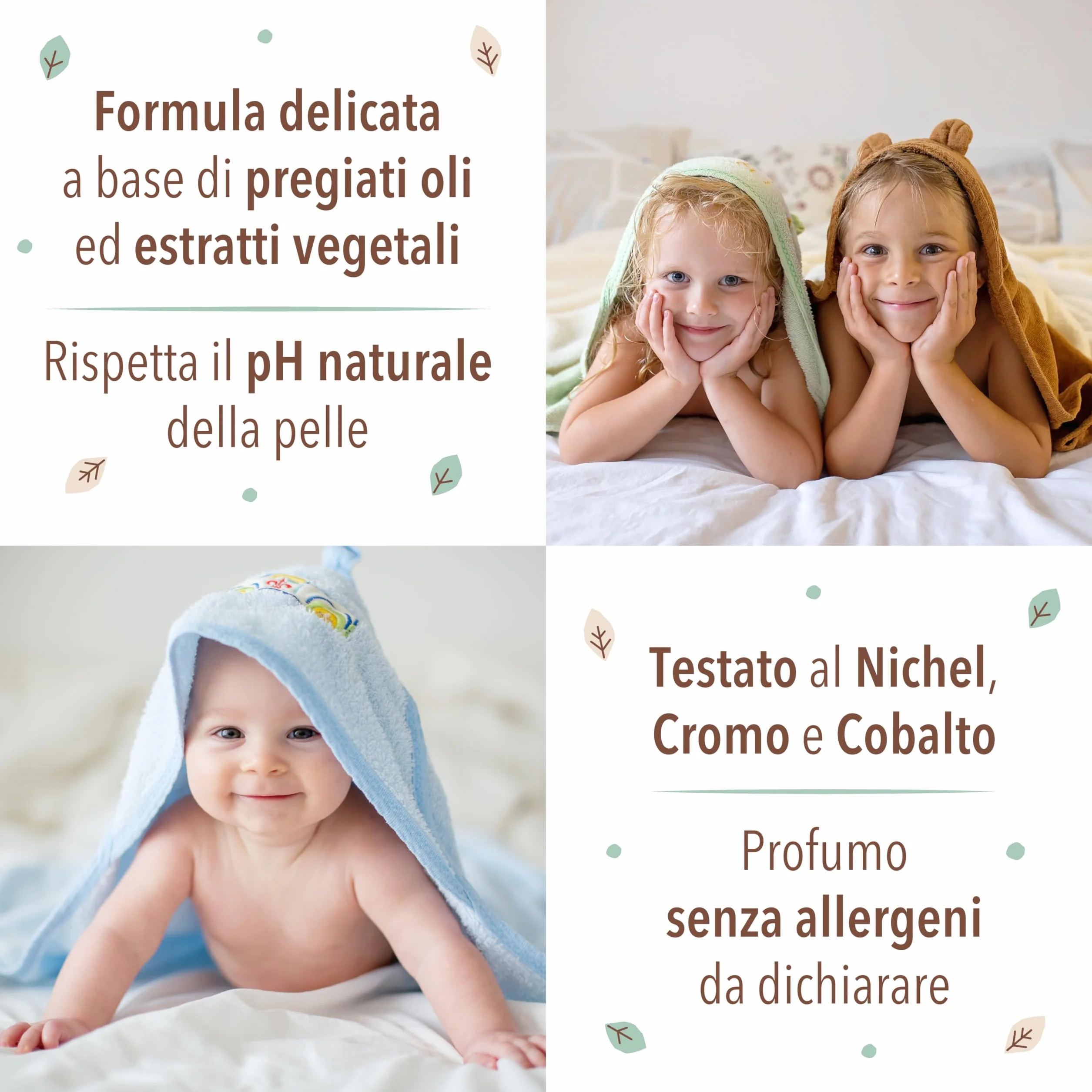 NATURAVERDE - Disney Baby Dumbo, Olio Massaggi Nutriente e Lenitivo 100ml, Con Estratti Vegetali, Ideale per Neonati