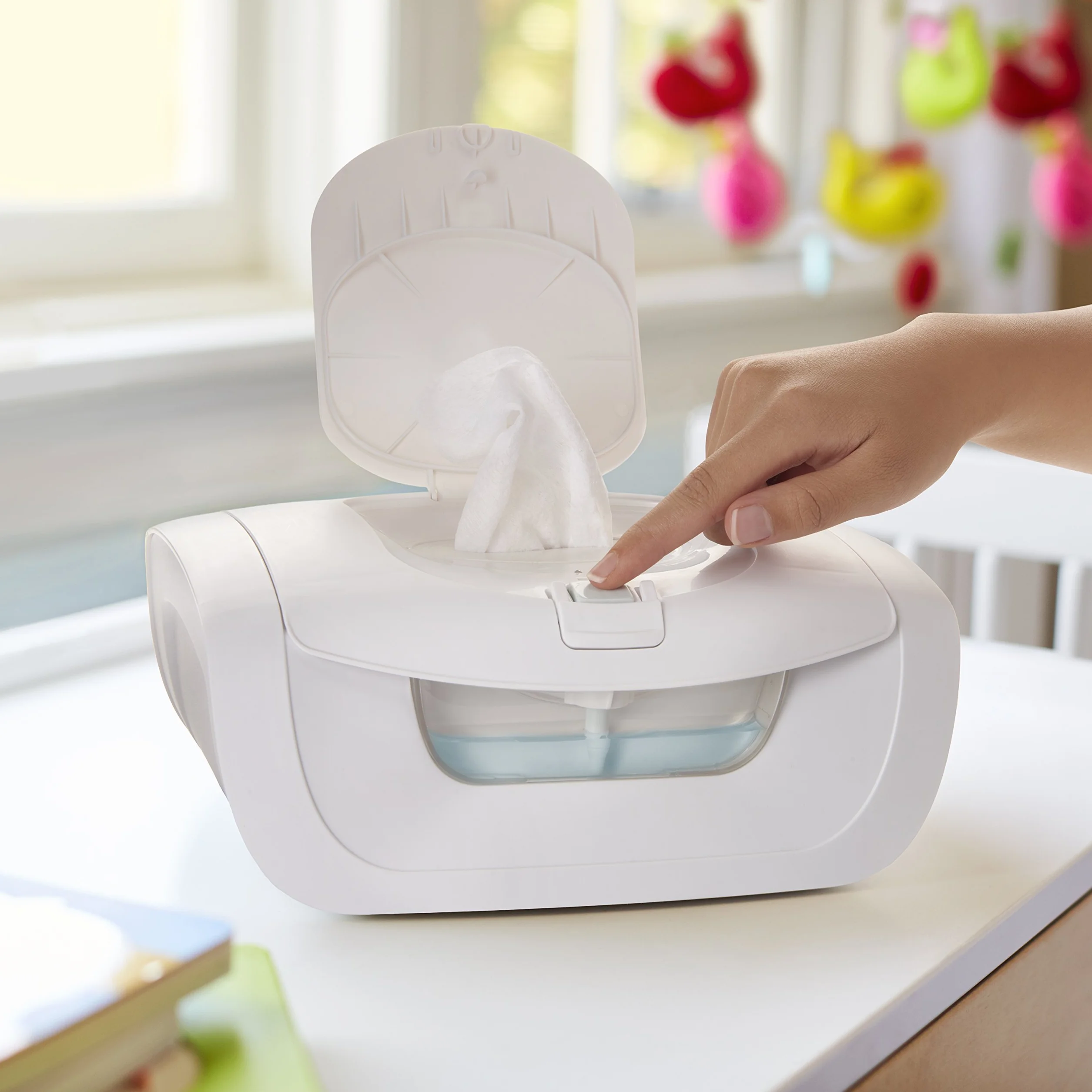 Munchkin Mist Wipe Warmer, bianco