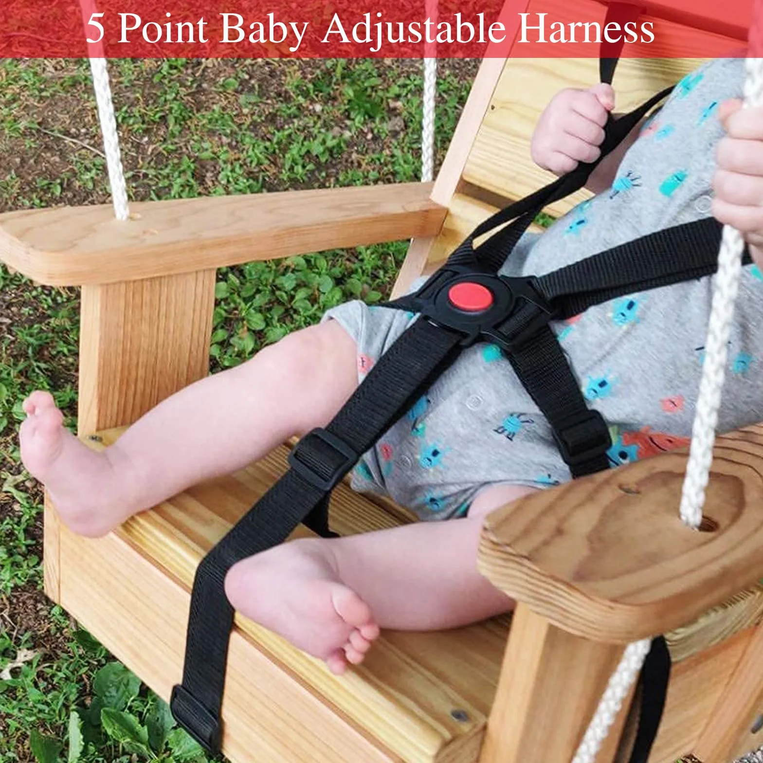Imbracatura Bambini,Cintura Sicurezza Bambini,Cintura Sicurezza Passeggino,5 Punti Imbracatura Passeggino,Cintura Sicurezza Regolabile,per Seggiolino Auto,Carrozzina e Seggiolone