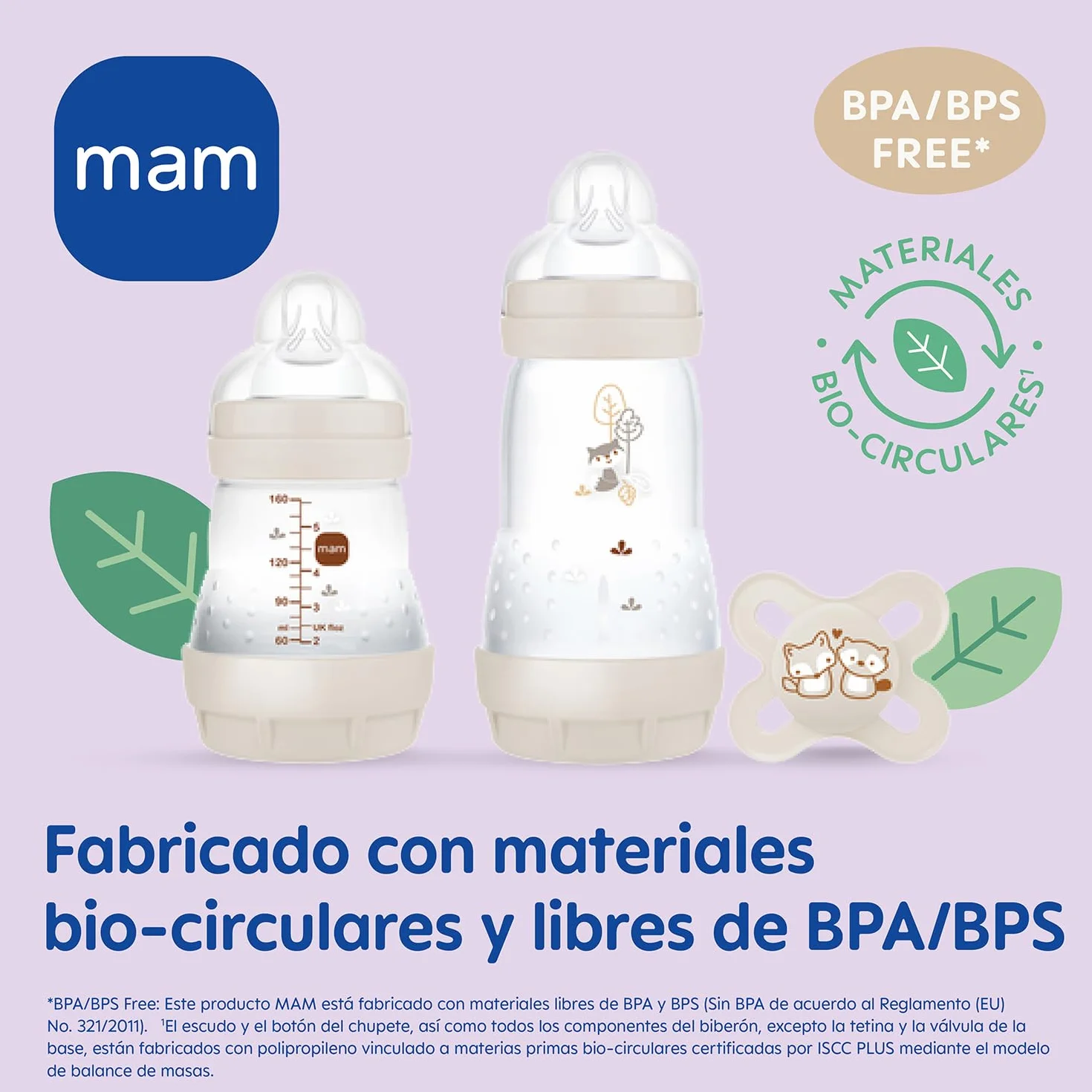 MAM Set de Recién Nacido, Set Regalo, Incluye: 1 Biberón Anticólico de 130ml, 1 Biberón Anticólico de 260ml, 1 Chupete Original Start, a partir de 0 meses, Rosa