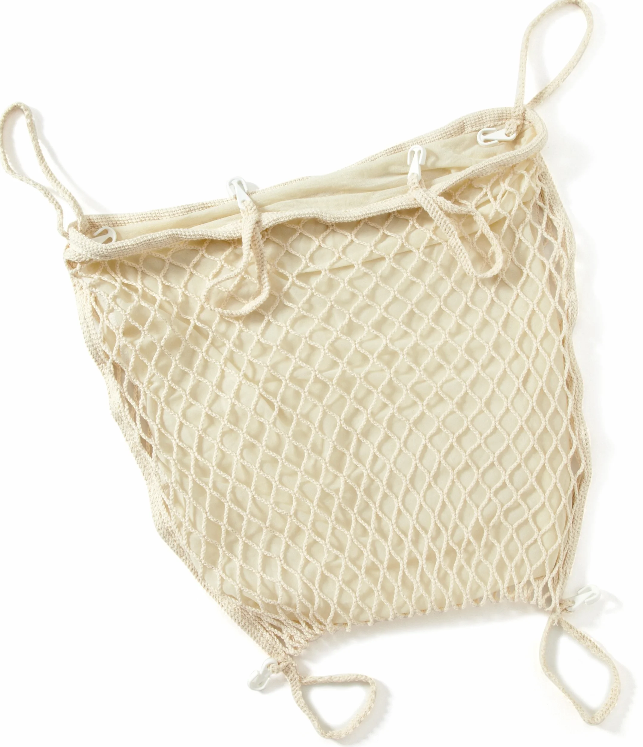 Sunnybaby 11175 - Borsa a rete per carrozzine, non trasparente, con chiusura ad ancora, colore: Beige naturale