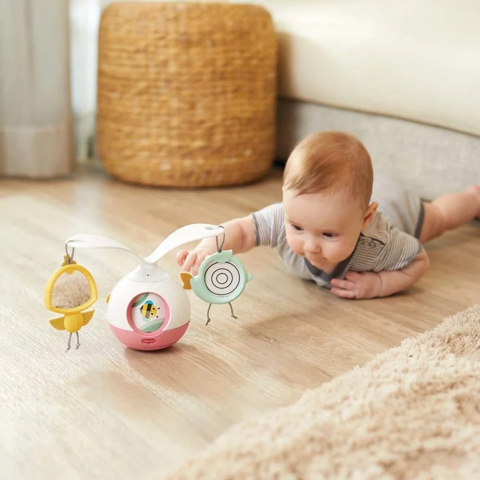 Tiny Love Tummy Time Mobile Entertainer - Tiny Princess Tale, bianco/rosa/giallo/blu
