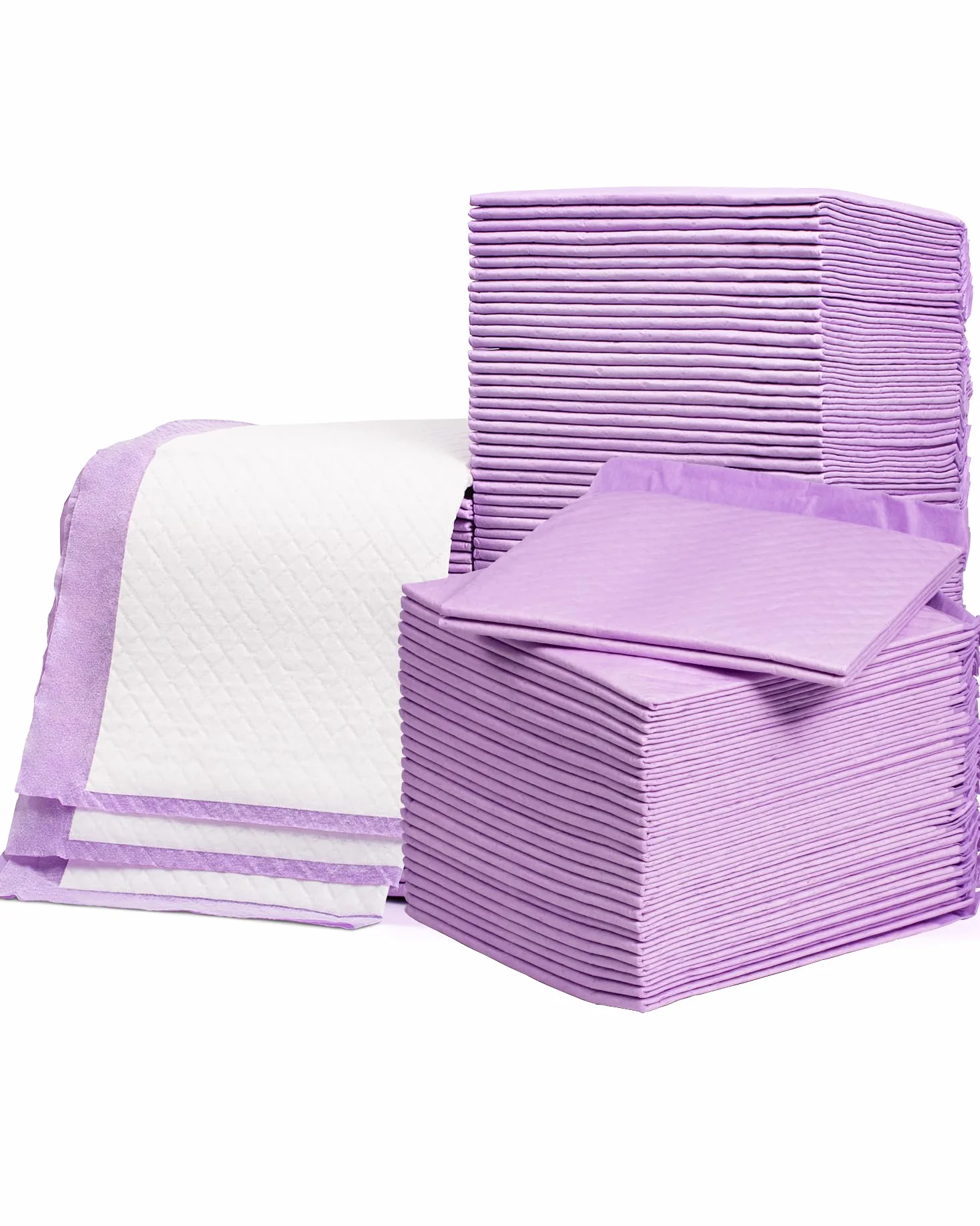 60x45cm confezione da 50 cuscinetti per cambio incontinenza per pannolini, ultra morbido, super assorbente, impermeabile Traversa Salvaletto monouso per incontinenza Tappetini per l'addestramento