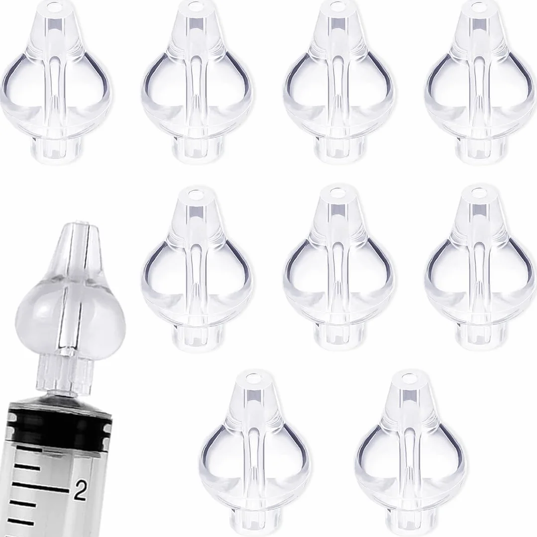 JEYORZY 9 pcs Beccuccio Morbido Lavaggio Nasale Bambini, Olive Nasali Per Lavaggi Neonato, Oliva Silicone Riutilizzabile, Nasali in Silicone per Lavaggi Neonato, Beccuccio Morbido Lavaggio Nasale
