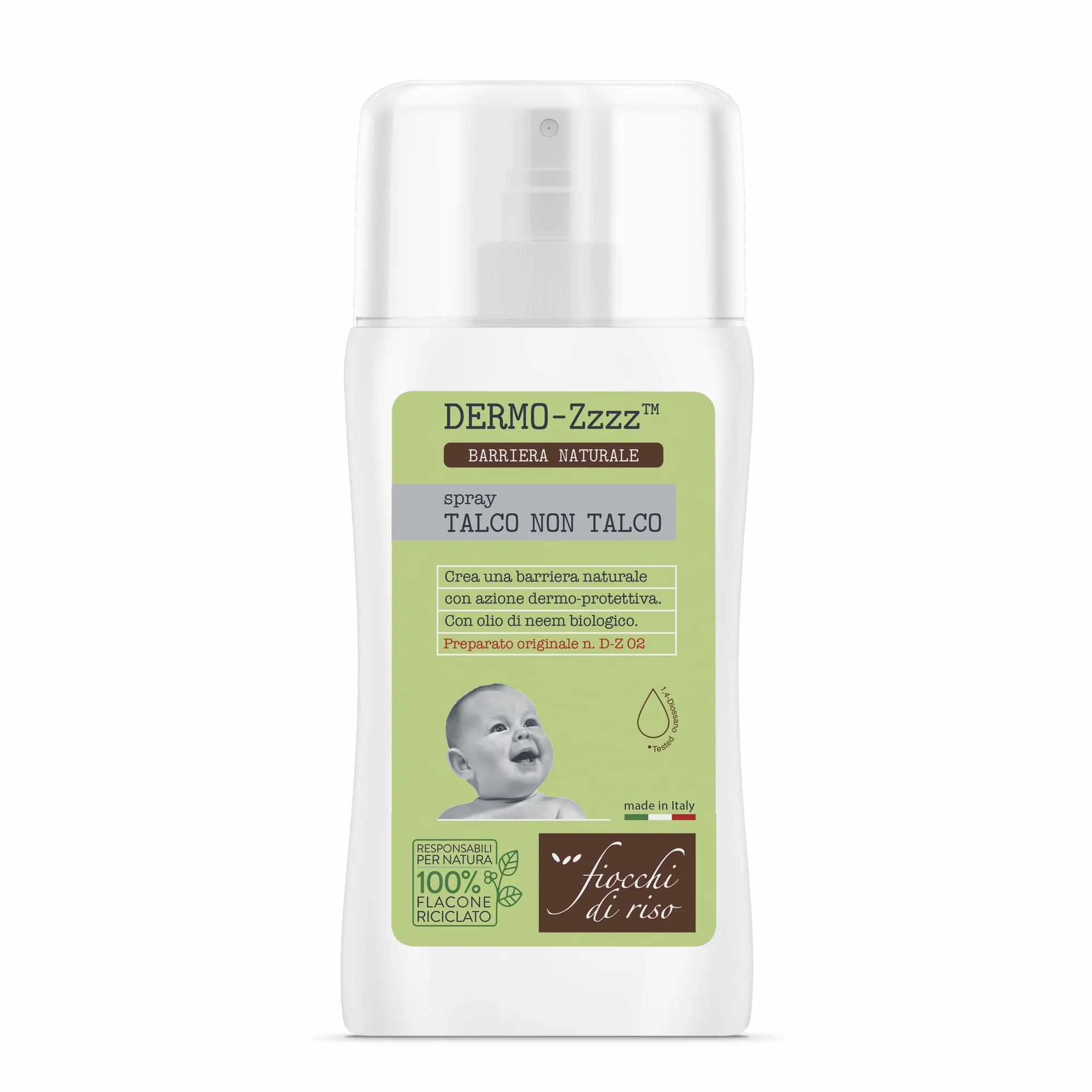 Fiocchi di Riso - Cofanetto Talco NON Talco Spray e Latte Solare 50+ - IDEA REGALO