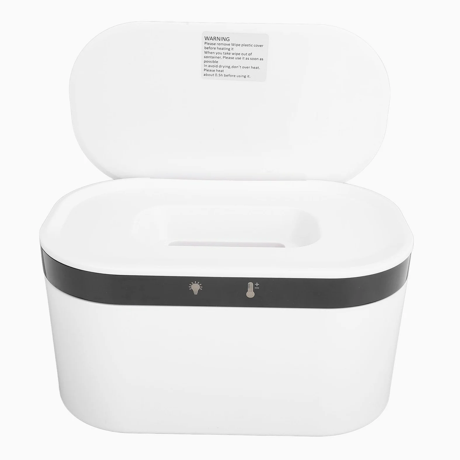 Topiky Scaldasalviette per Neonati e Dispenser per Salviette Umidificate per Neonati con Luce Notturna, Riscaldatore per Salviette Umidificate a Temperatura Costante Alimentato Tramite