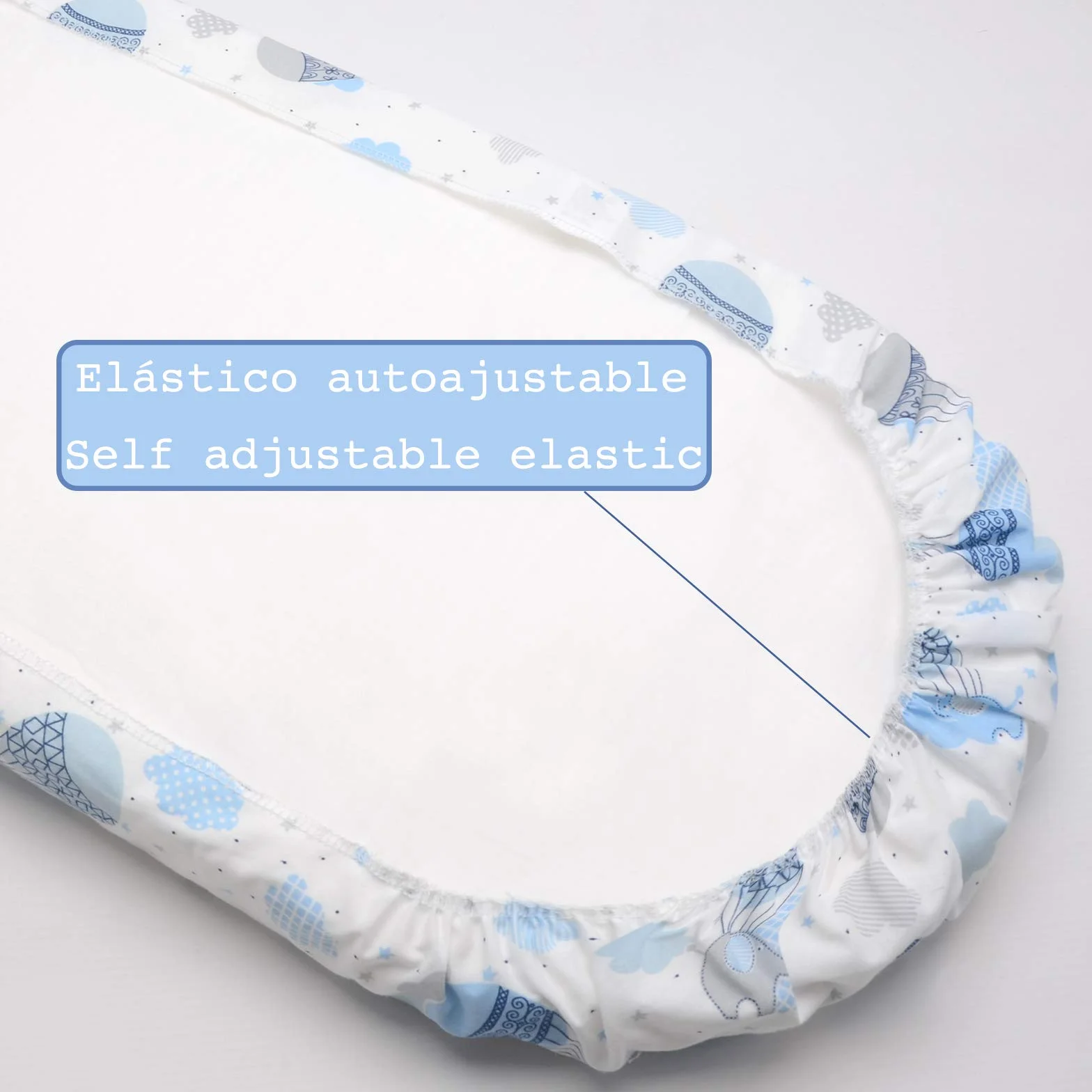 PEKITAS Lotto 2 Lenzuolas Con Angoli 75x33cm/72x32cm/70x30cm Per Carrozzina Materasso Culla Navicella Passeggino Mosè