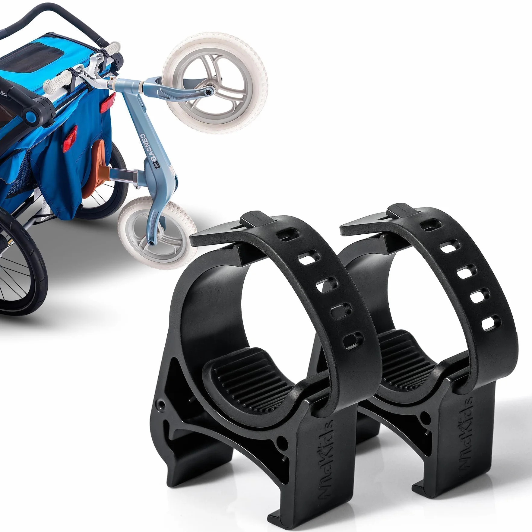 Ruota per bicicletta, supporto per Thule Chariot 2017-2023 Sport, Cross, Cab, Lite 2 fino a 14 pollici max. 20 kg - Rimorchio per bicicletta per bambini