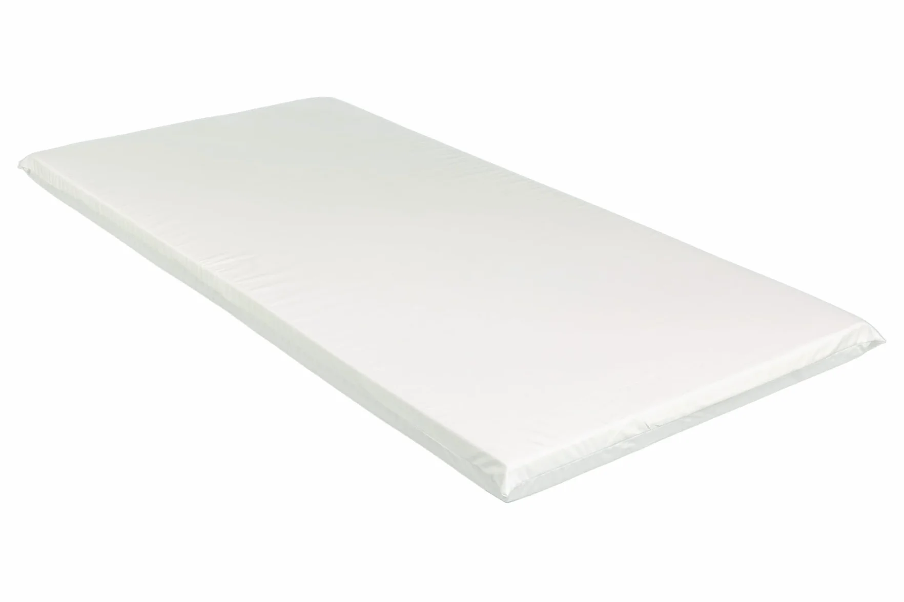 GHIOCUSCINI | Materasso Culla Neonato, Culla Pieghevole CAMPEGGIO, Materasso Bambino 100% Cotone, Fantasia BIANCO, Sfoderabile e Lavabile, 60 x 120 cm, Alto 4.5 cm, Made in Italy
