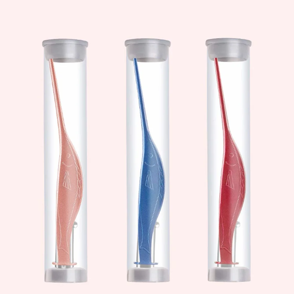 SUPVOX 1 pinzetta per orecchie a LED, rimozione del cerume in acciaio inossidabile, pinzetta cosmetica per la rimozione dei peli di ciglia e sopracciglia (colore casuale)