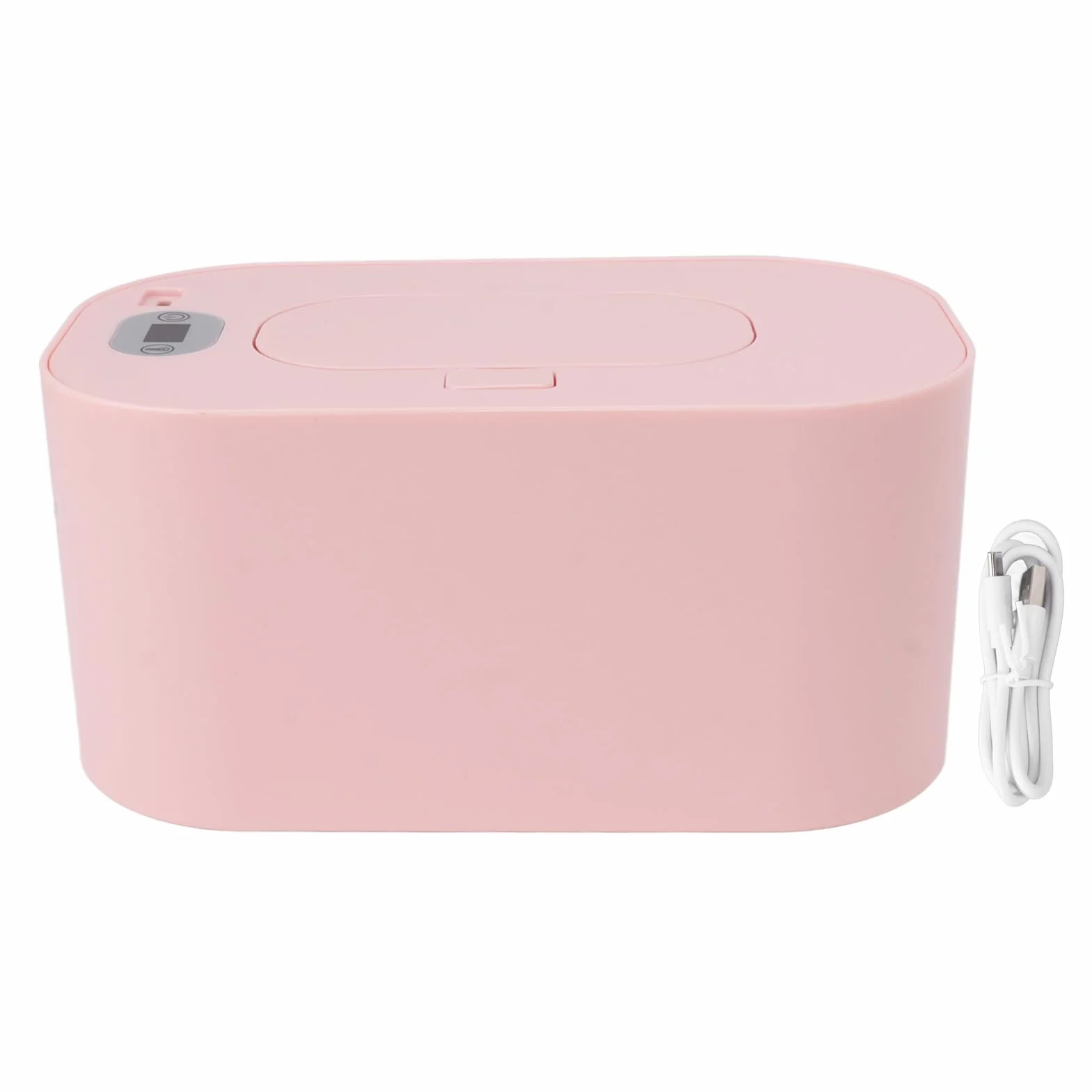 Riscaldatore per salviette umidificate per neonati, termostato scaldasalviette per neonati e dispenser di salviette umidificate per neonati Scaldasalviette per pannolini con (Pink)