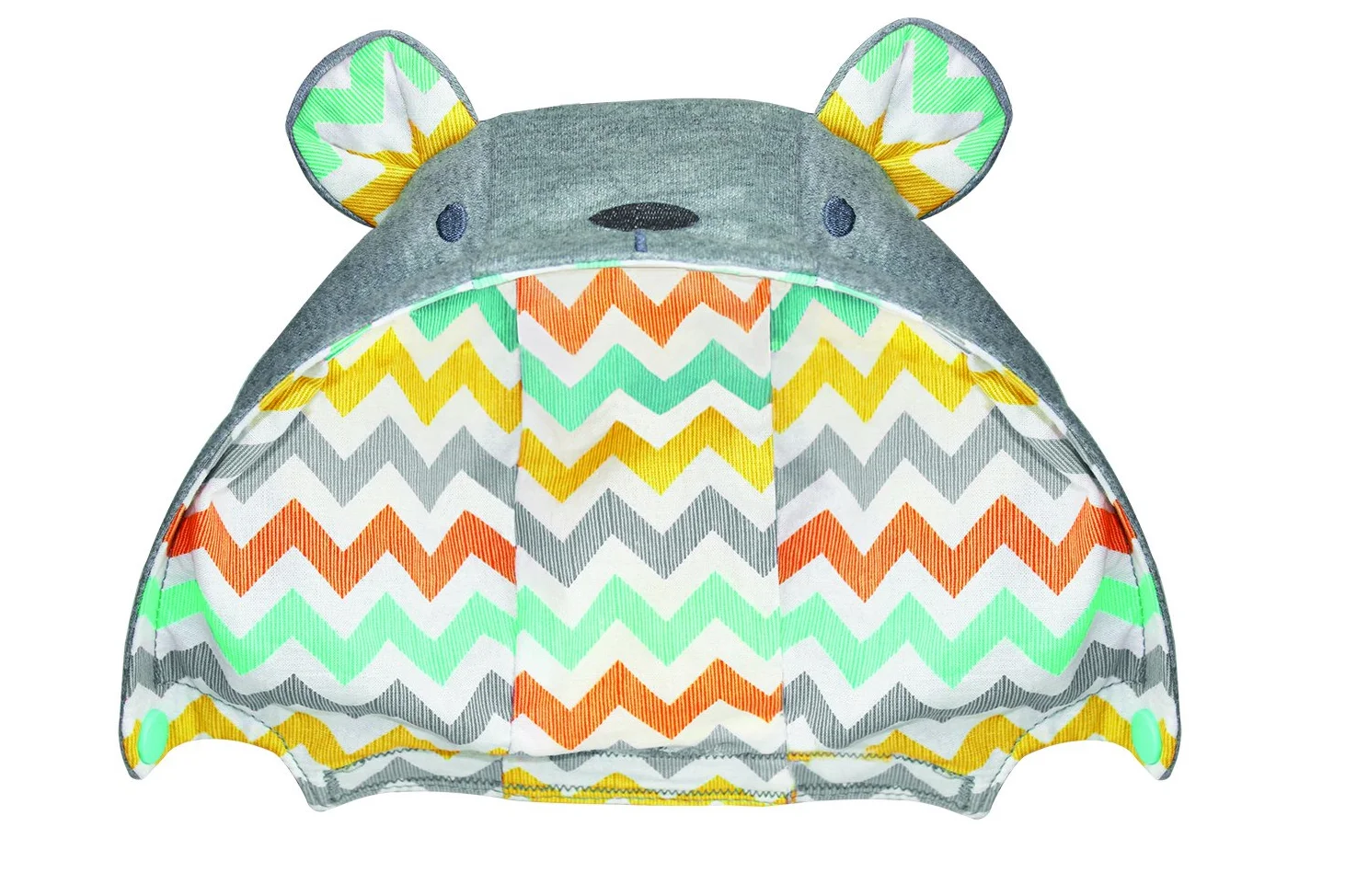 Infantino - Marsupio Cuddle Up - Motivo Orso - Ergonomico - Cappuccio Caldo a Forma di Orso Rimovibile - Diverse Posizioni - Regolabile - Confortevole - Facile da Pulire - Per Bambini da 5,4 a 18 kg