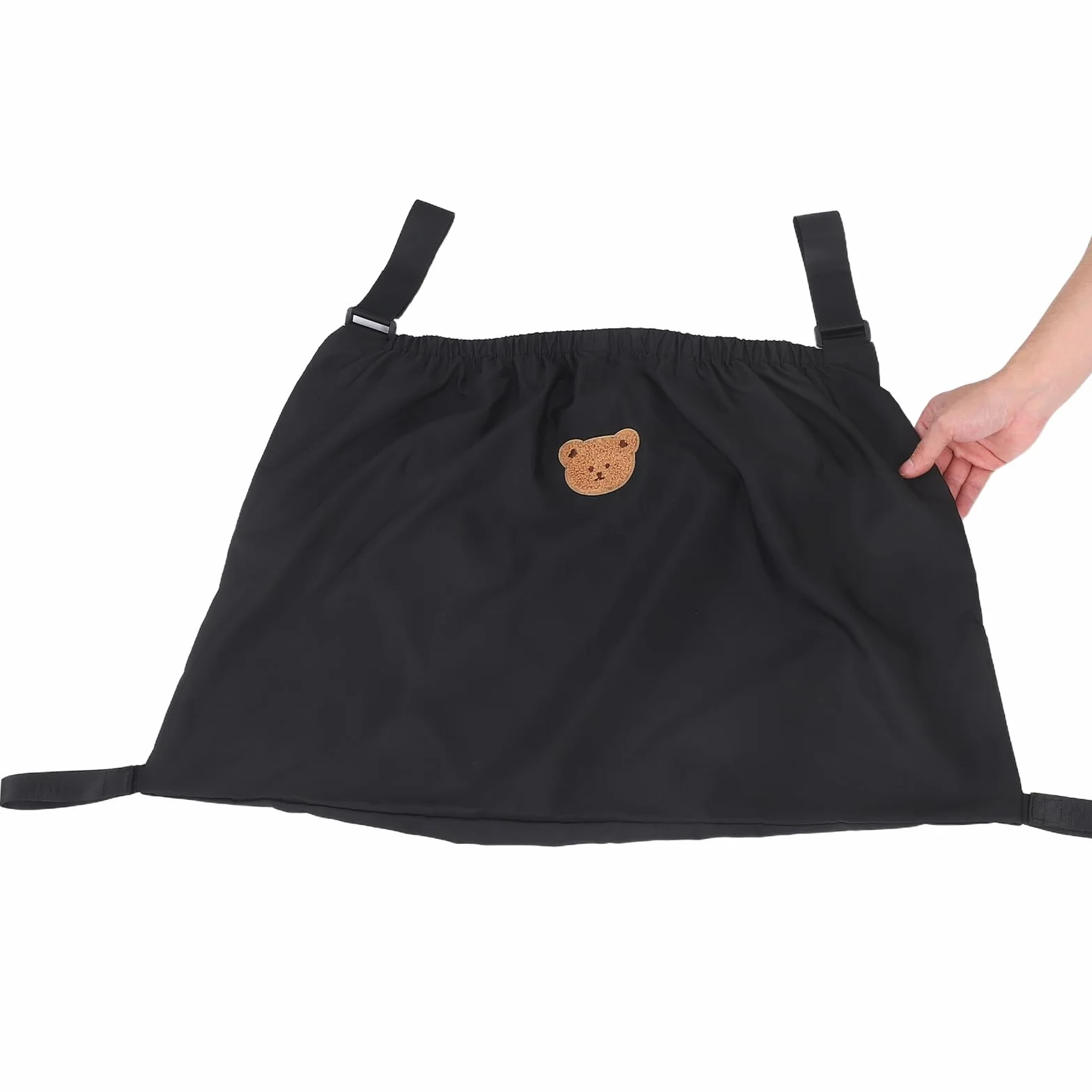 KOMBIUDA per passeggino cesti appesi sacca passeggino per pannolini organizer stoccaggio nylon Nero
