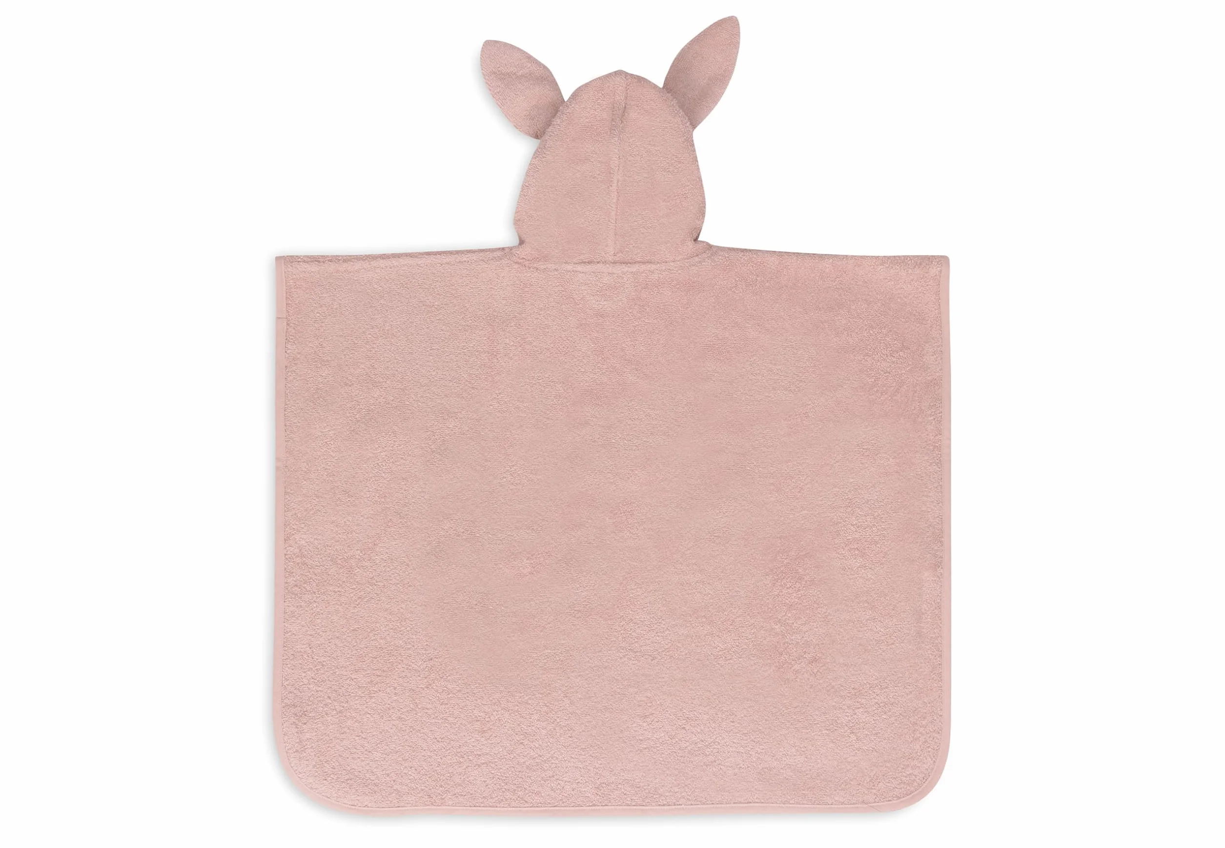 Jollein Poncho da bagno per bambini 1-4 anni – Terry, Wild Rose – 100% cotone – Spugna – Certificato Oeko-Tex – Con cappuccio con orecchie – Poncho da bagno per ragazze e ragazzi