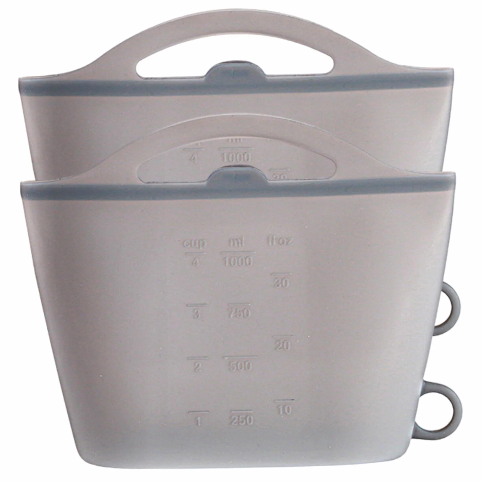 2 sacchetti sterilizzatori per microonde sacchetti flessibili in silicone per microonde da 1000 ml sterilizzatore per ciucci a tenuta stagna con maniglia